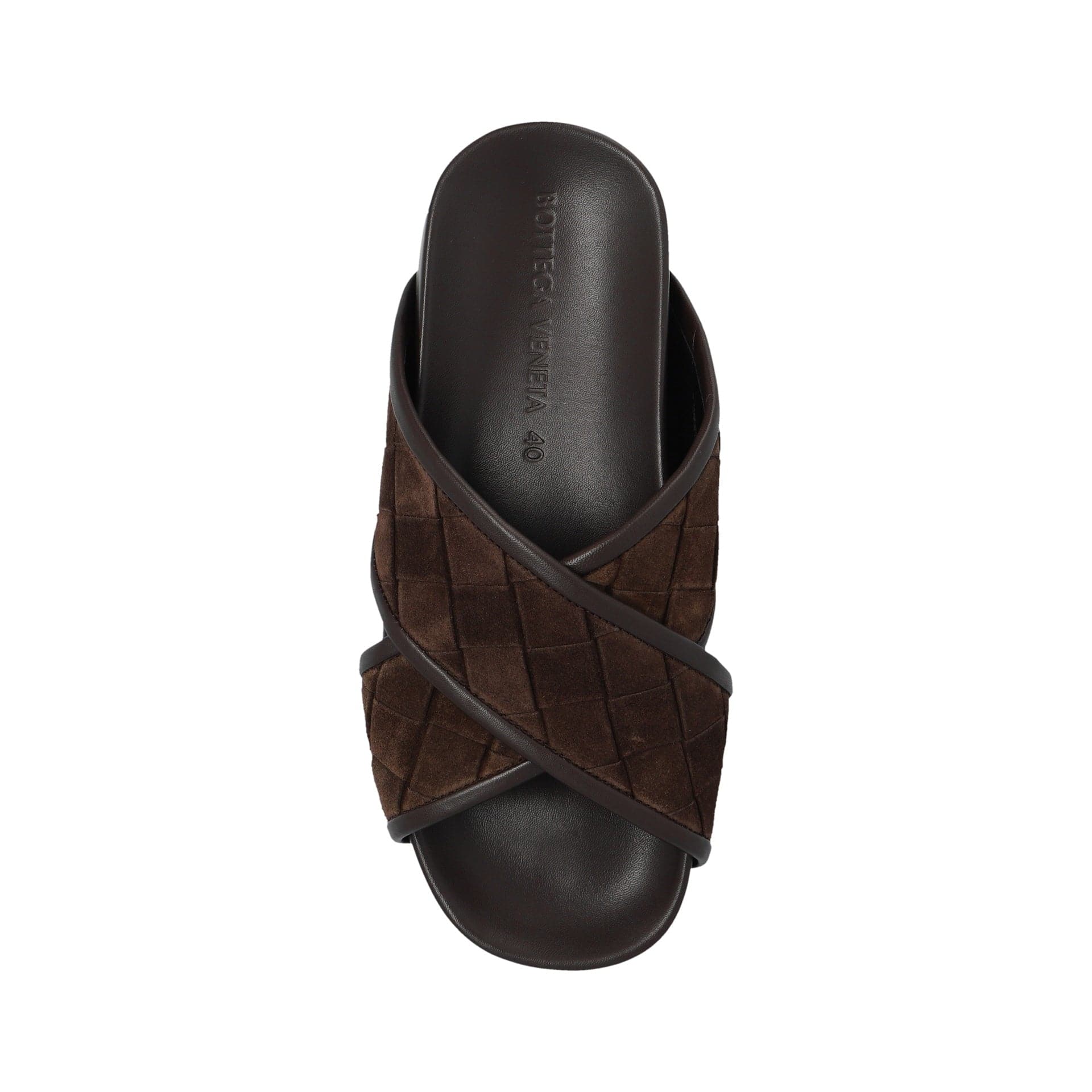 Bottega Veneta Tarik Criss Cross Sandal Slides