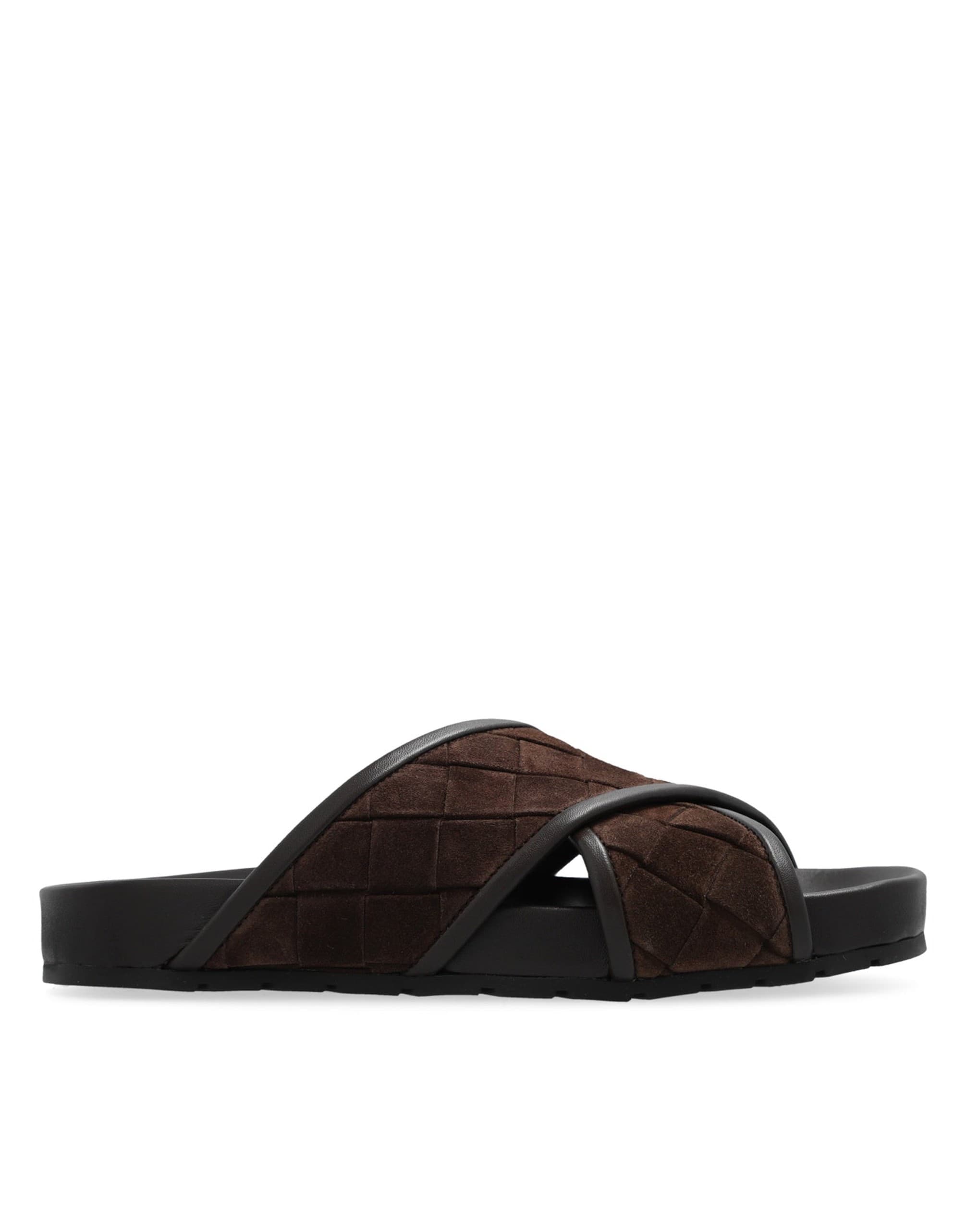 Bottega Veneta Tarik Criss Cross Sandal Slides