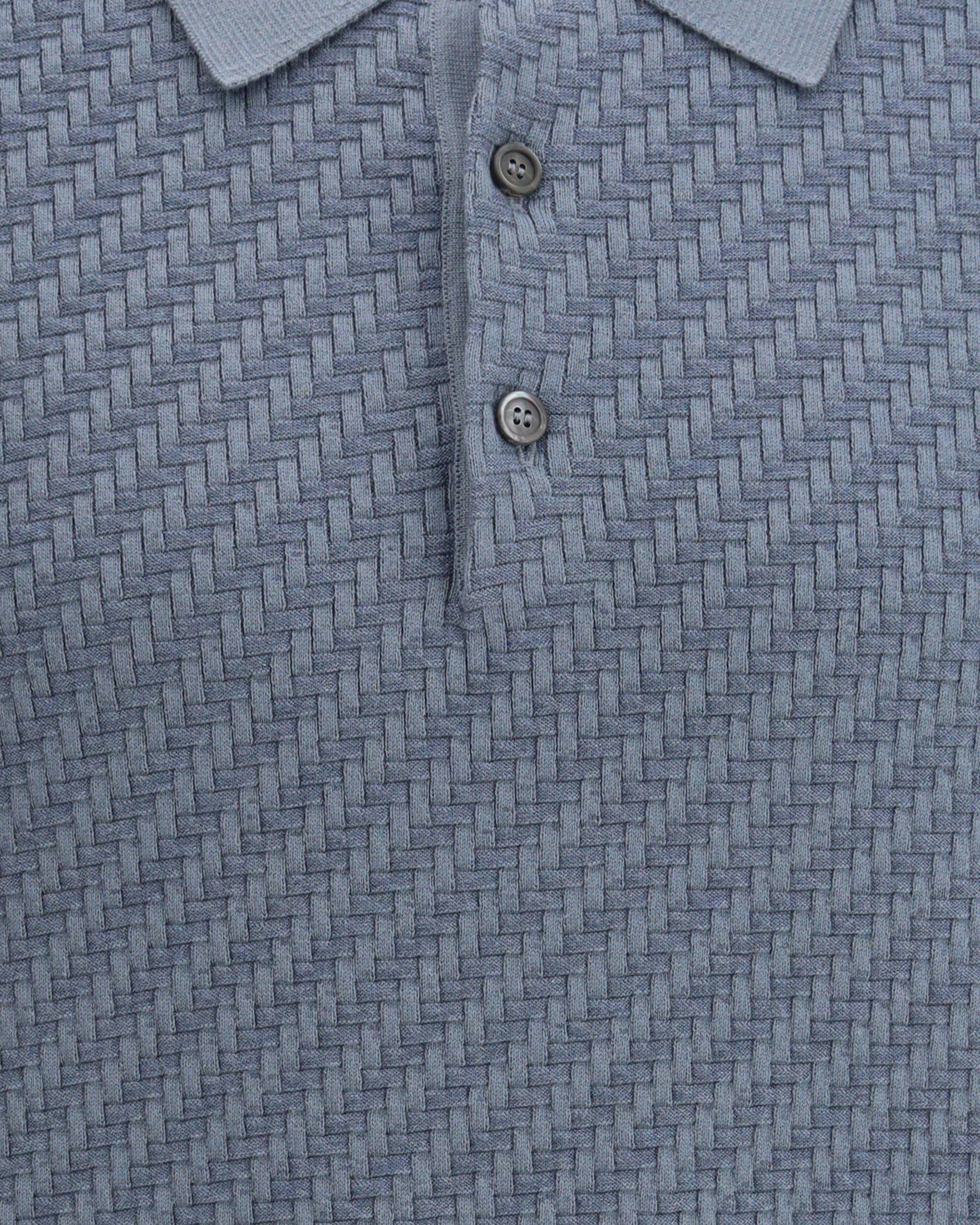 Brioni Polo Shirt With Woven Pattern