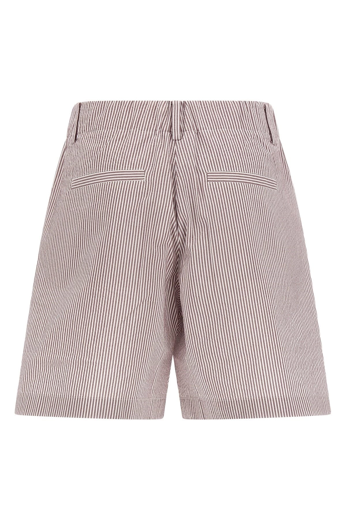 Brunello Cucinelli Baggy Striped Shorts - alternate view