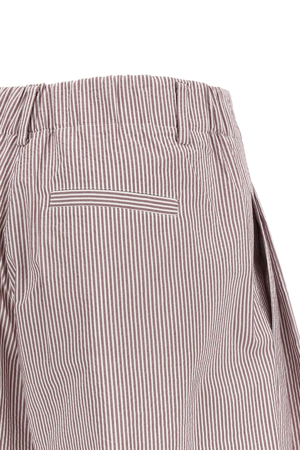 Brunello Cucinelli Baggy Striped Shorts