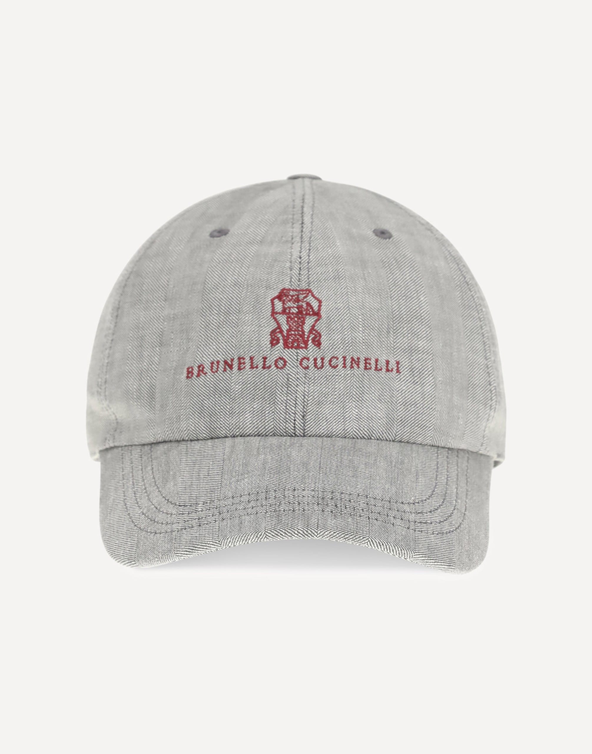 Brunello Cucinelli Brunello Cucinelli Baseball Cap In Linen And Virgin Wool
