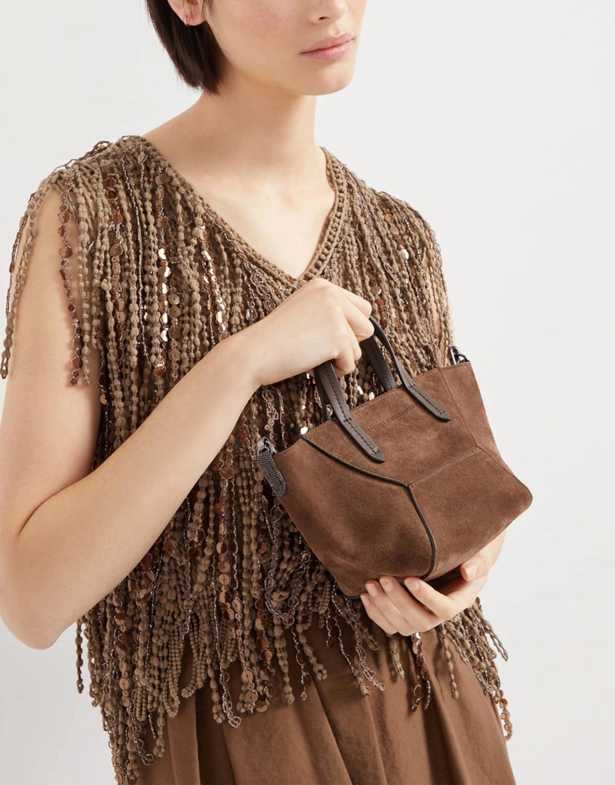 Brunello Cucinelli BC Duo Monili Mini Bag | Sendegaro DE Brunello Cucinelli BC Duo Monili Mini Bag | Sendegaro DE