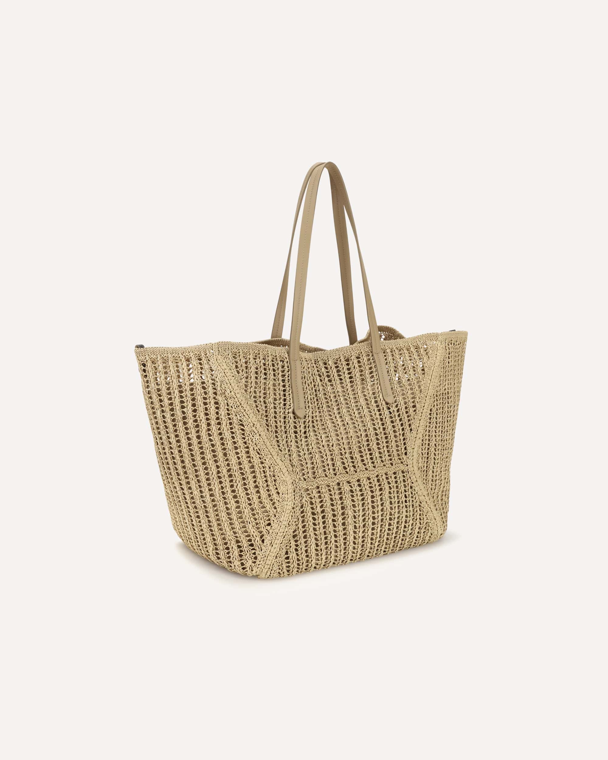 Brunello Cucinelli Bc Duo Shoulder Bag Raffia - alternate view