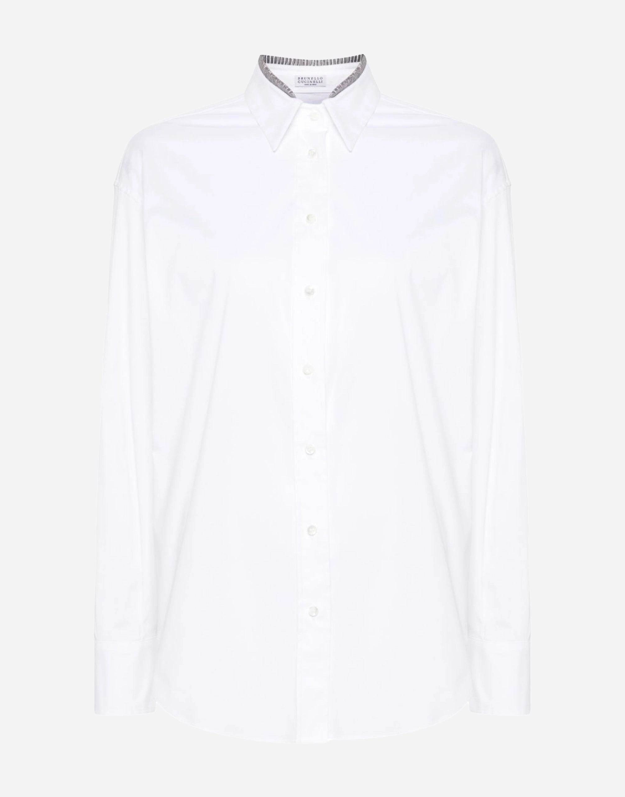 Brunello Cucinelli Bead-Detailed Shirt