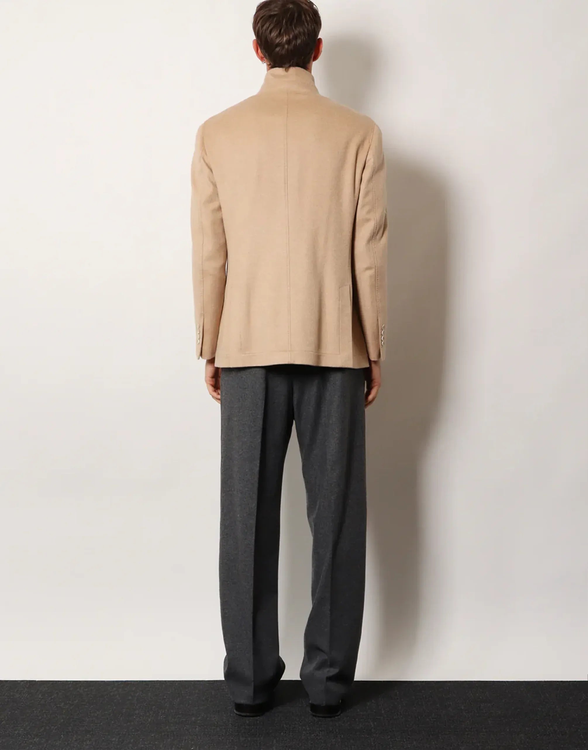 Brunello Cucinelli Beige Cashmere-Blend Coat