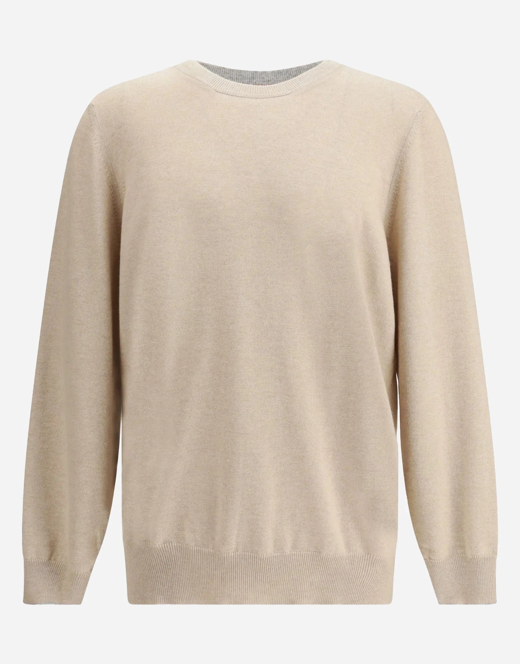 Brunello Cucinelli Beige Cashmere Sweater