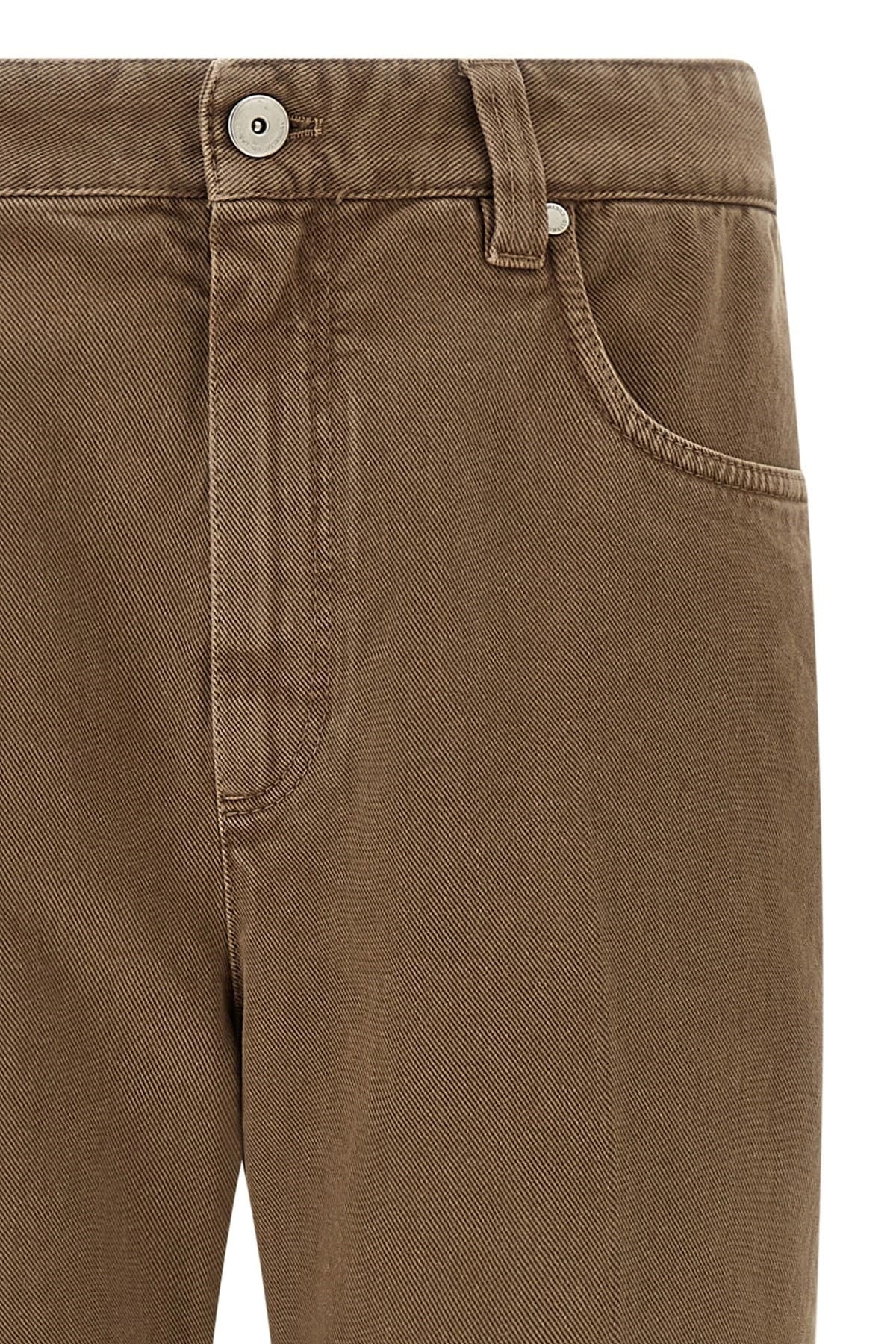 Brunello Cucinelli Brunello Cucinelli Beige Denim Pants