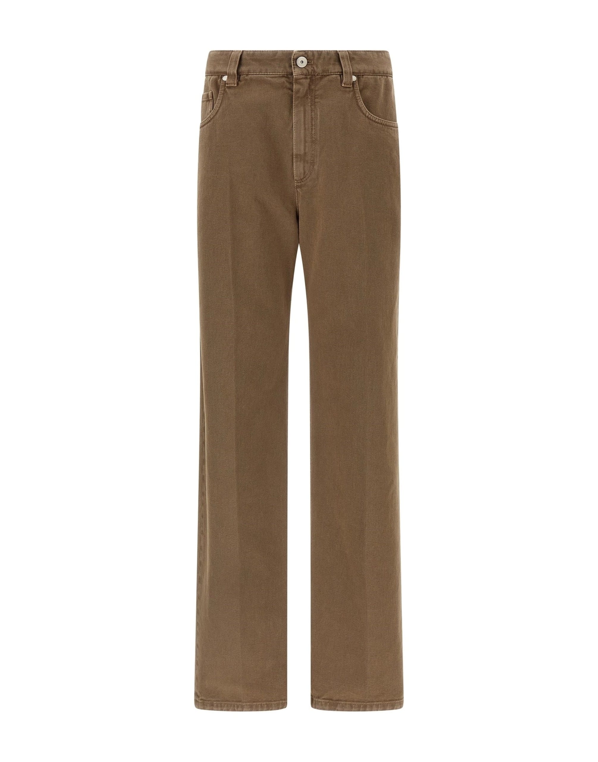 Brunello Cucinelli Brunello Cucinelli Beige Denim Pants