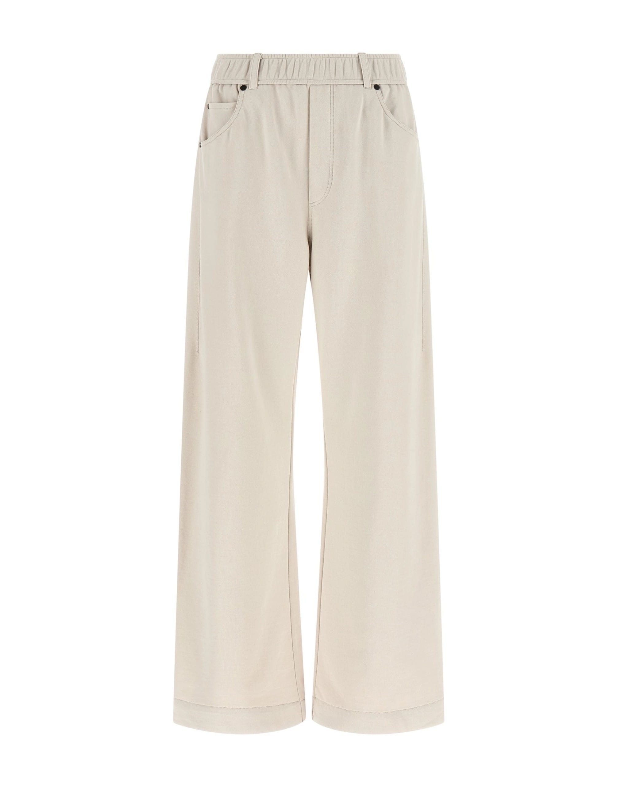 Brunello Cucinelli Brunello Cucinelli Beige Smooth Sweatshirt Joggers