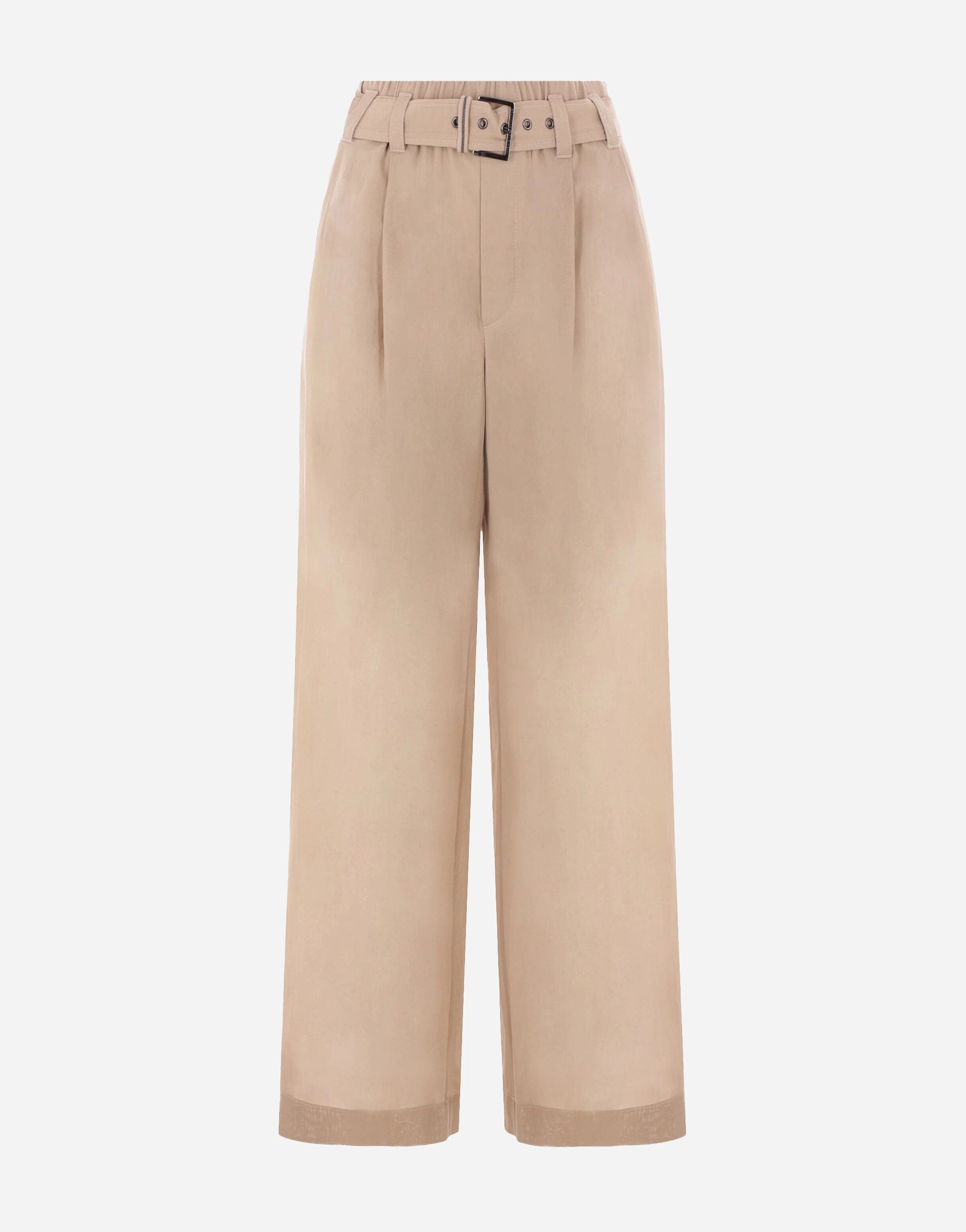 Brunello Cucinelli Belted Gauze Pants