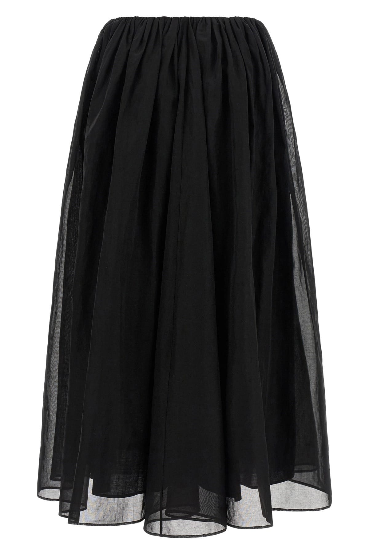 Brunello Cucinelli Black Organza Skirt - alternate view