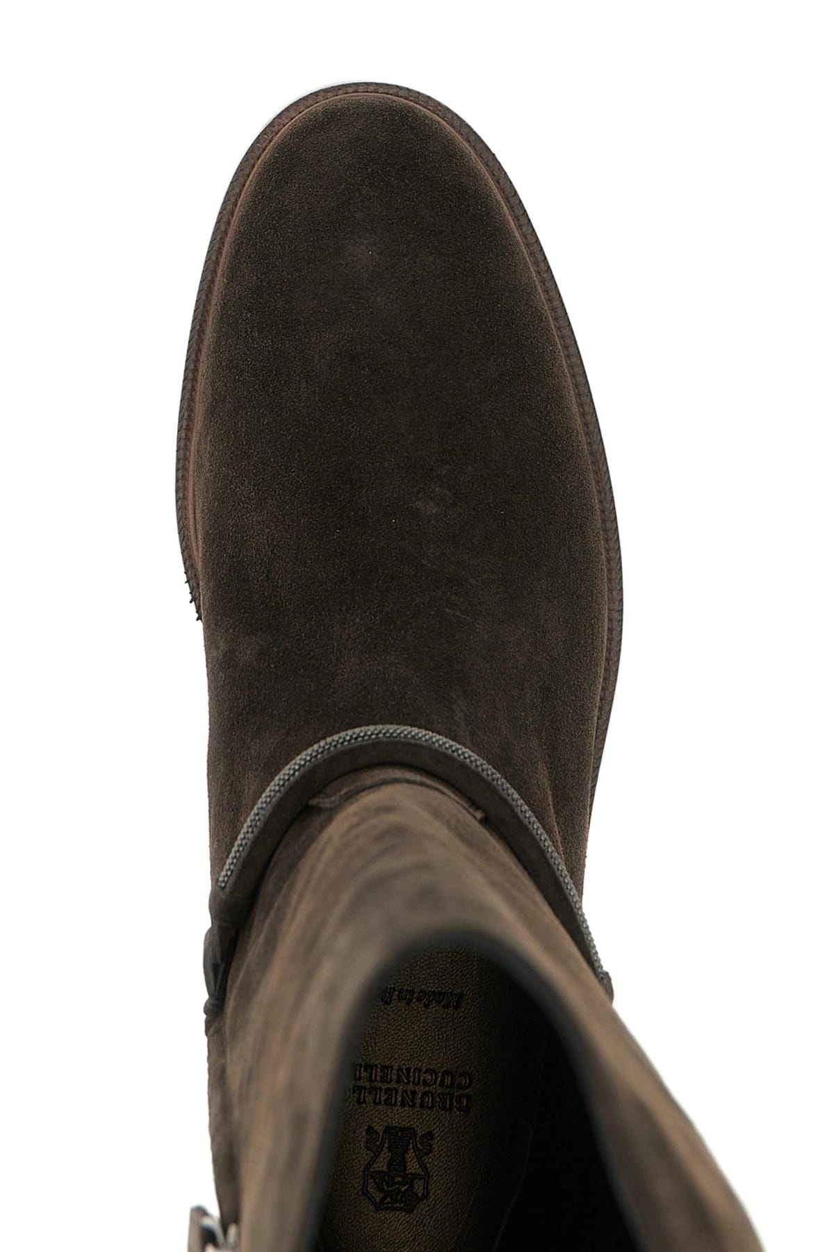 Brunello Cucinelli Brunello Cucinelli Black Suede High Boots