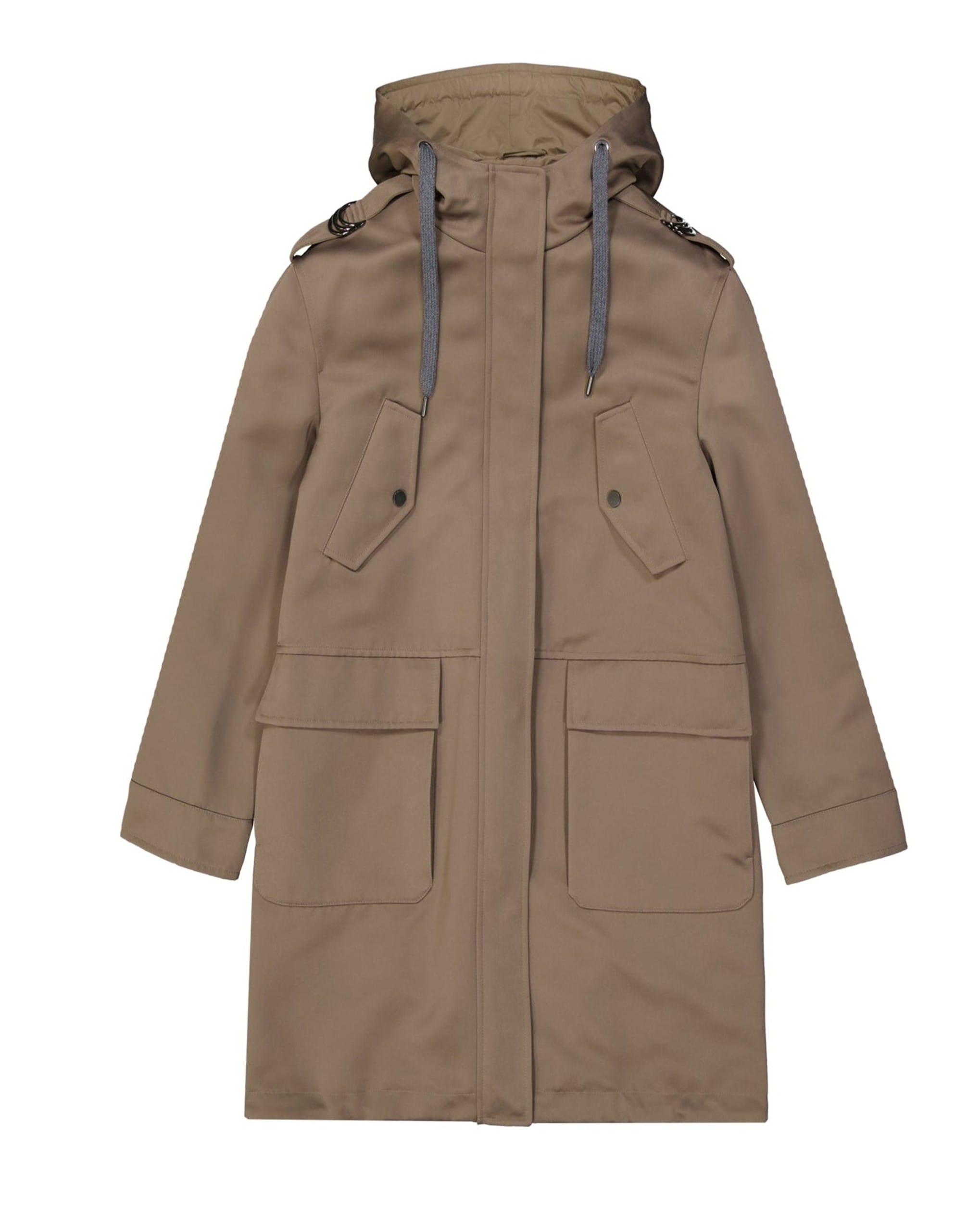 Brunello Cucinelli Blend Cotton Parka