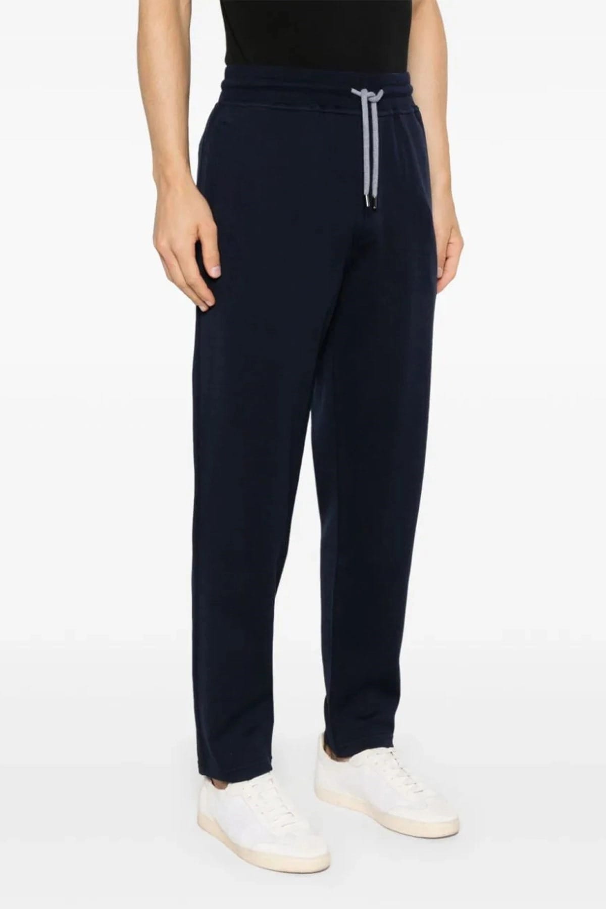 Brunello Cucinelli Brunello Cucinelli Blue Cotton Blend Joggers