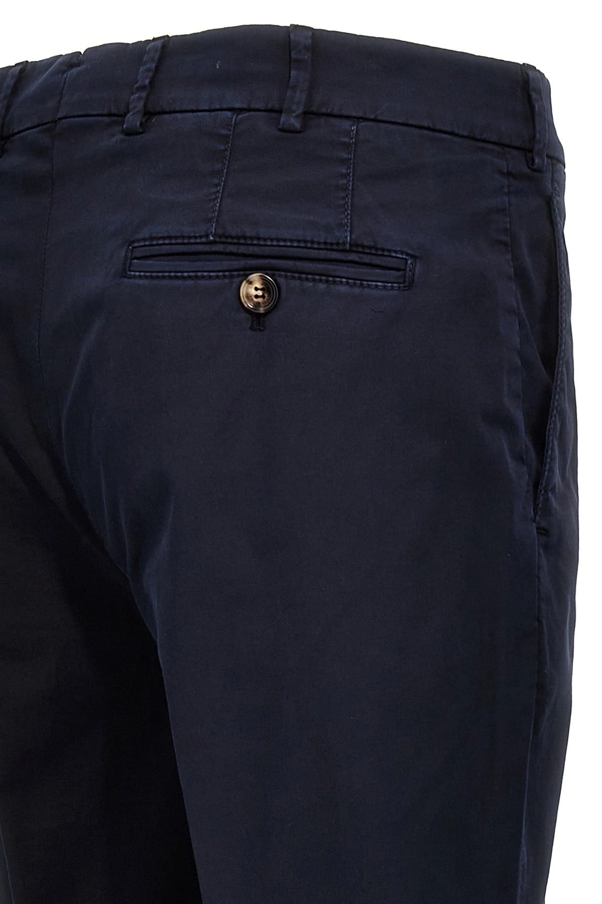 Brunello Cucinelli Brunello Cucinelli Blue Flat Front Pants
