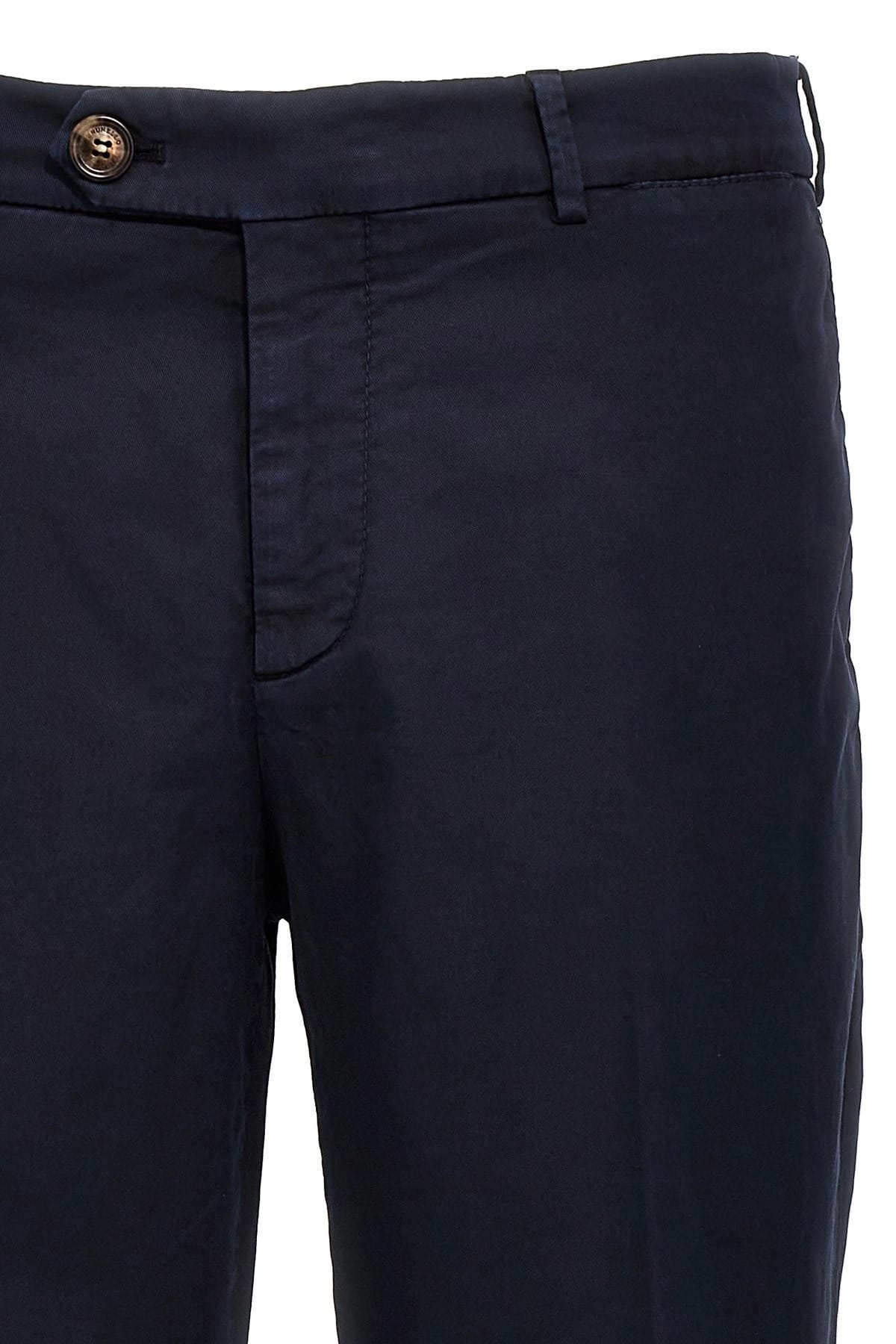 Brunello Cucinelli Brunello Cucinelli Blue Flat Front Pants