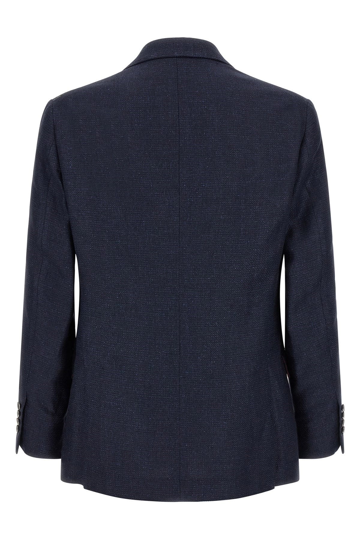 Brunello Cucinelli Blue Hopsack Suit - alternate view
