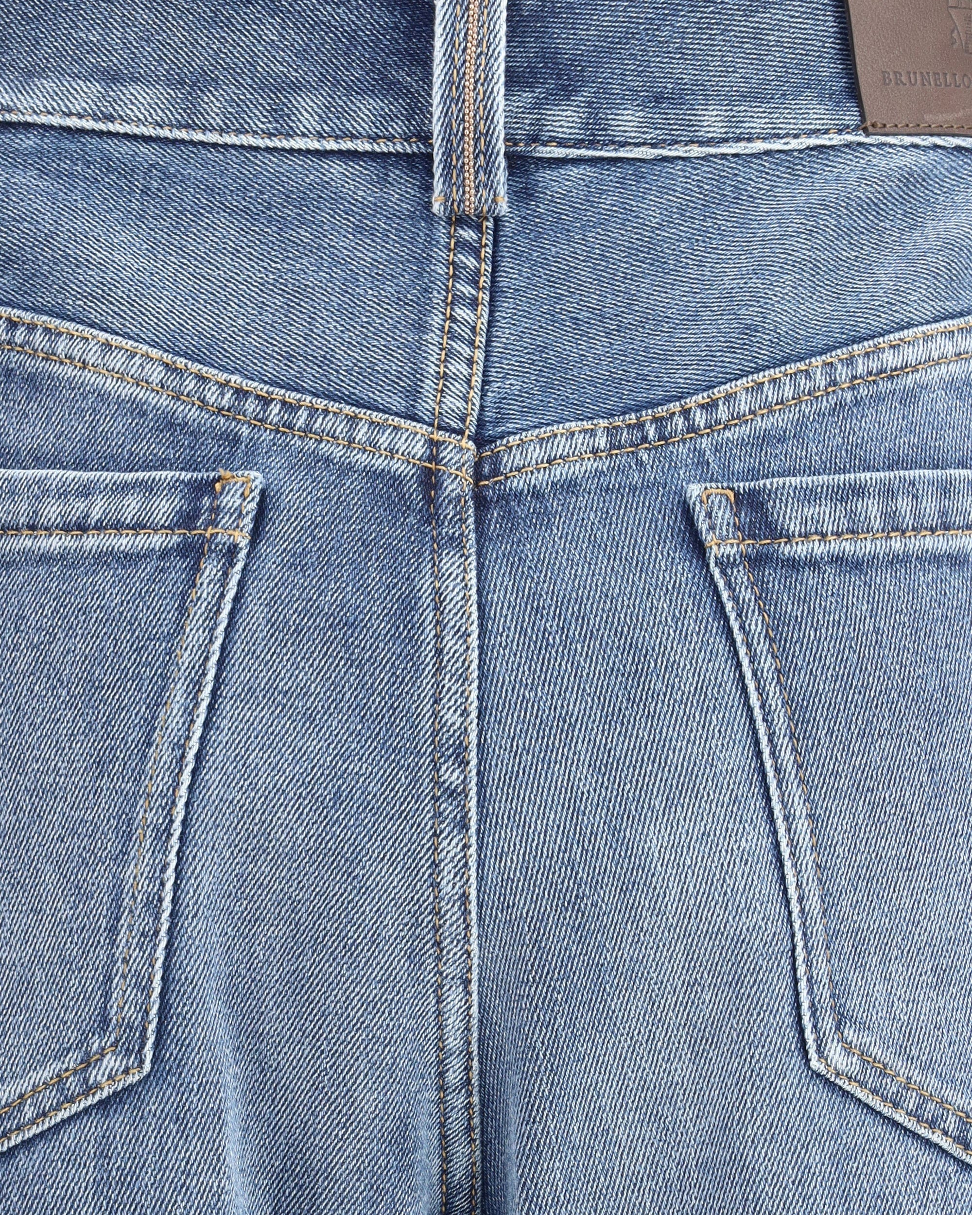 Brunello Cucinelli Blue Straight Jeans