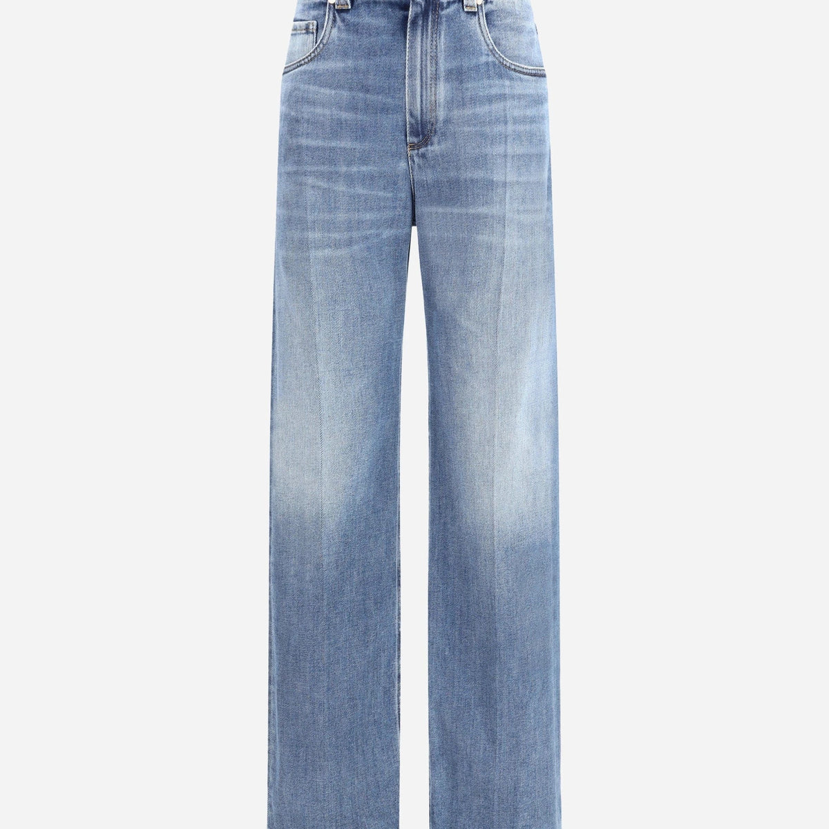 Brunello Cucinelli 青いストレートジーンズ | Sendegaro US Brunello Cucinelli 青いストレートジーンズ | Sendegaro US