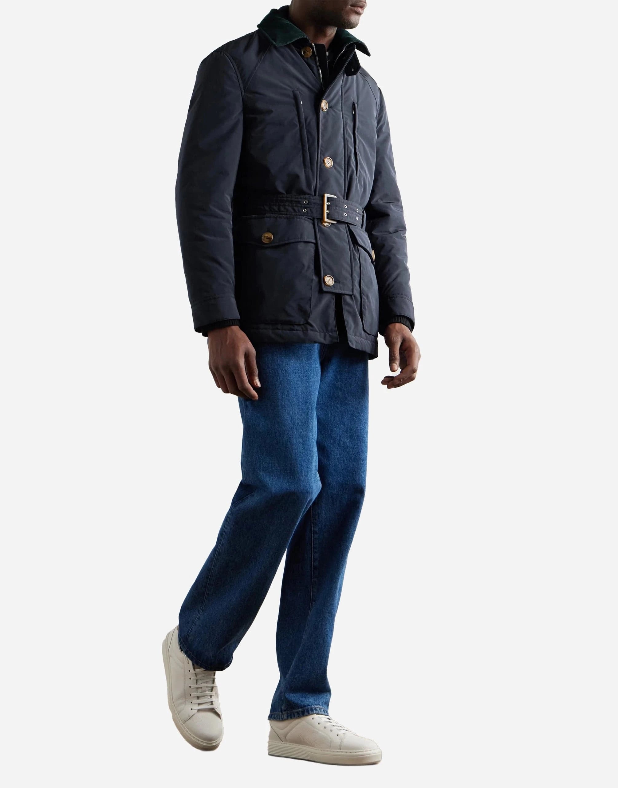 Brunello Cucinelli Bonded Belted Safari Jacket Sendegaro PT