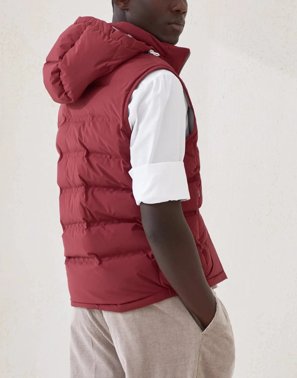 Brunello Cucinelli Bonded Taffeta Down Vest