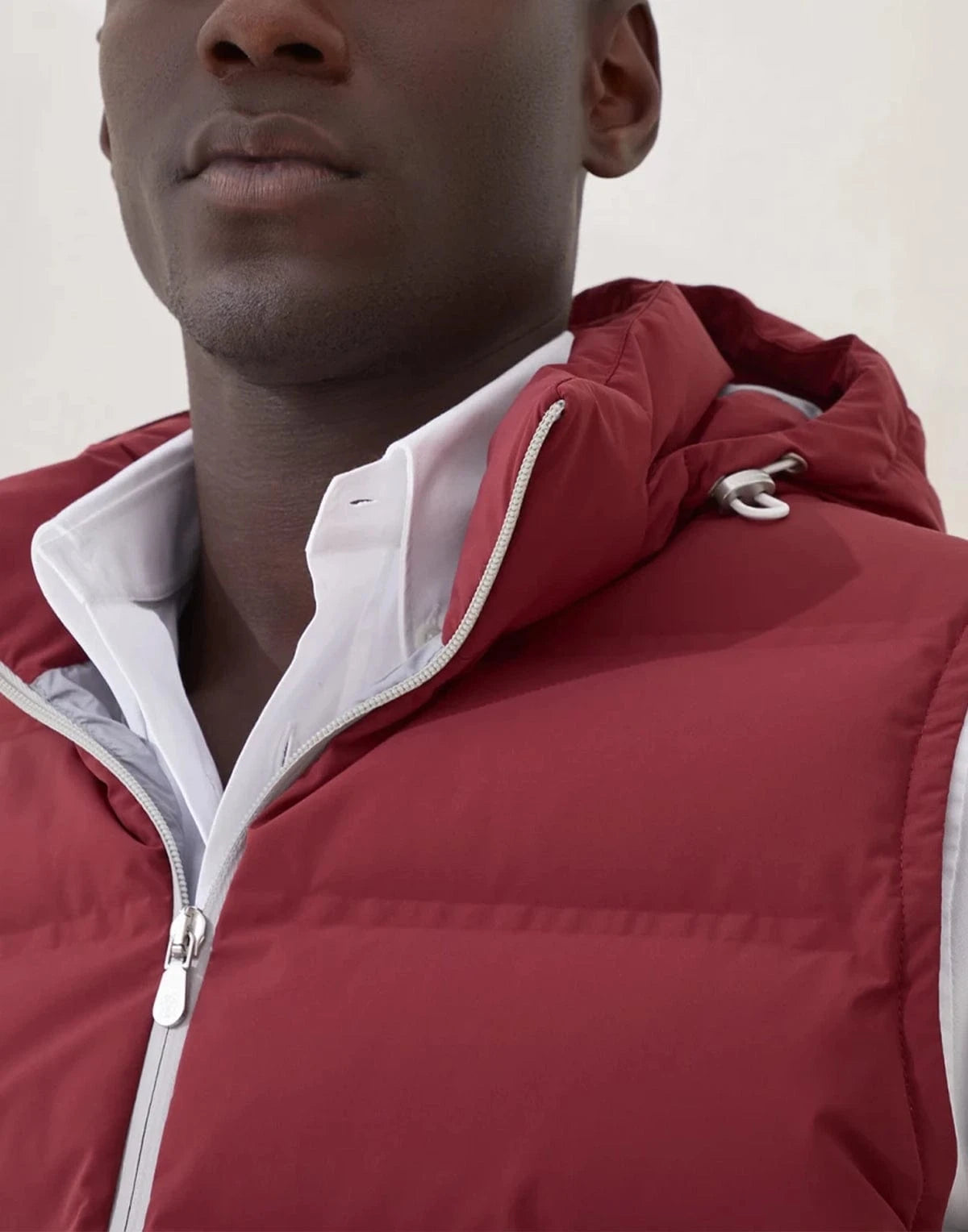 Brunello Cucinelli ボンデッドタフタダウンベスト | Sendegaro