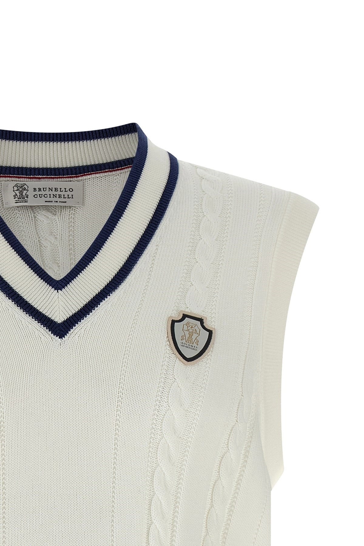 Brunello Cucinelli Brunello Cucinelli Braided Cotton Vest