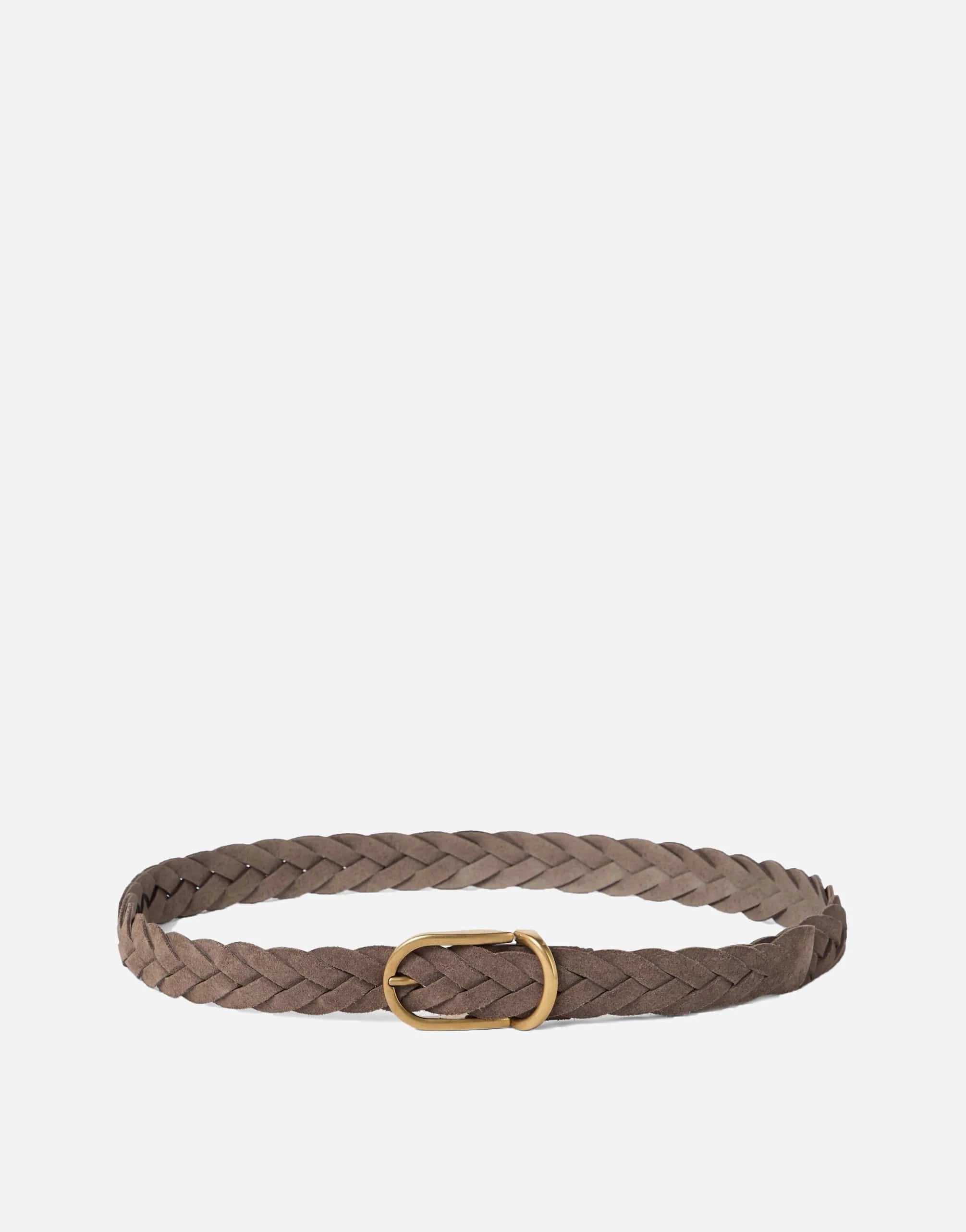 Brunello Cucinelli Braided Suede Belt