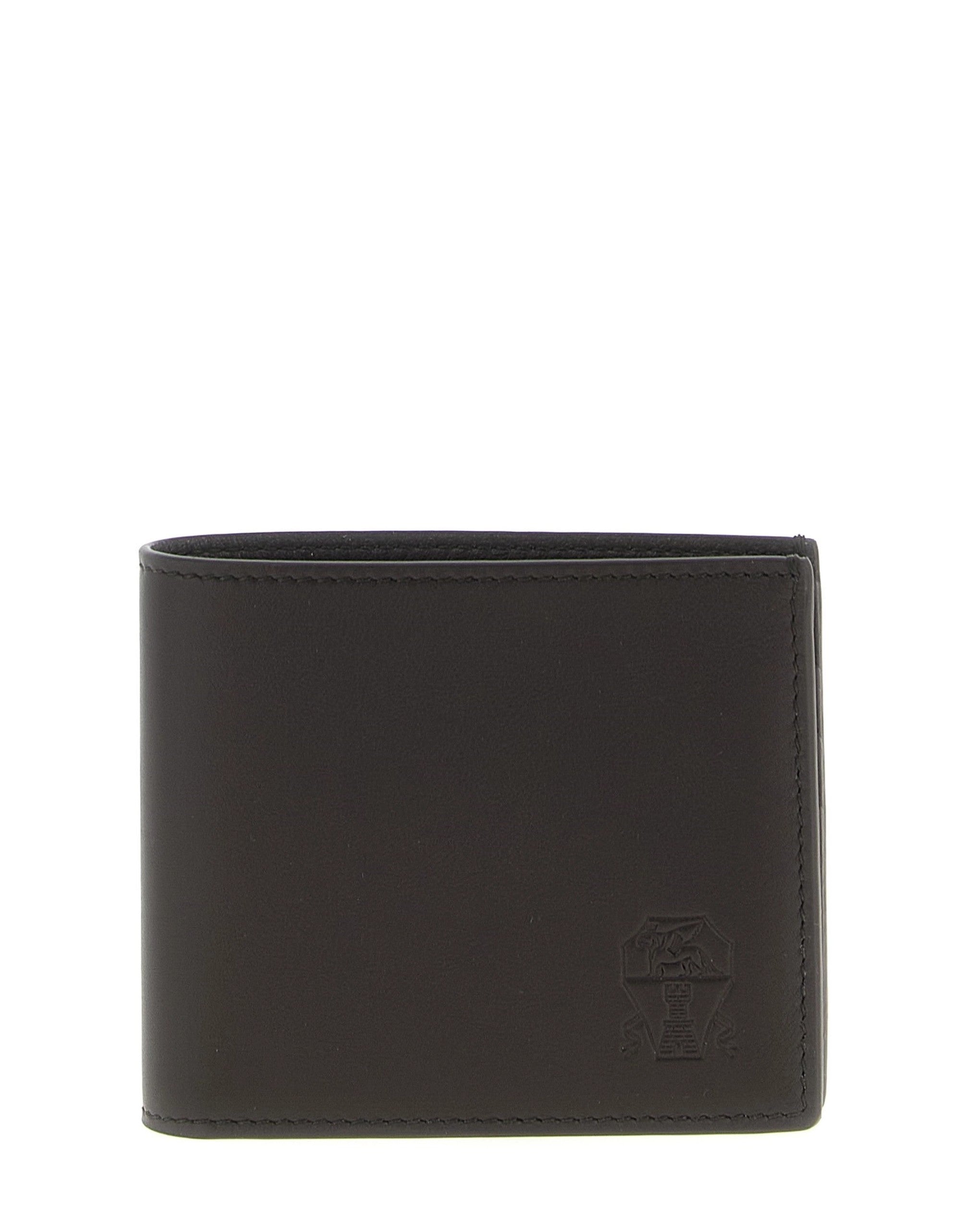 Brunello Cucinelli Brown Leather Wallet