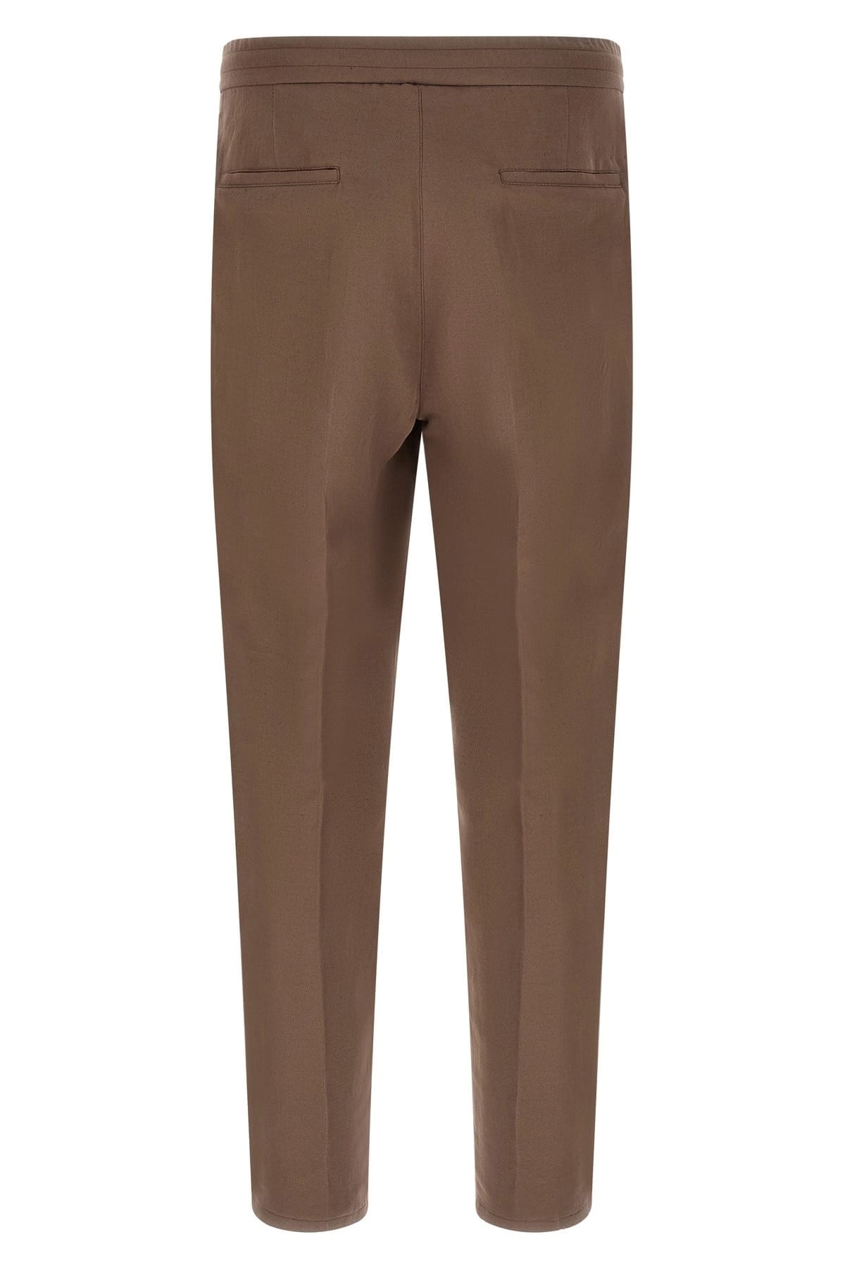 Brunello Cucinelli Brunello Cucinelli Brown Linen Trousers
