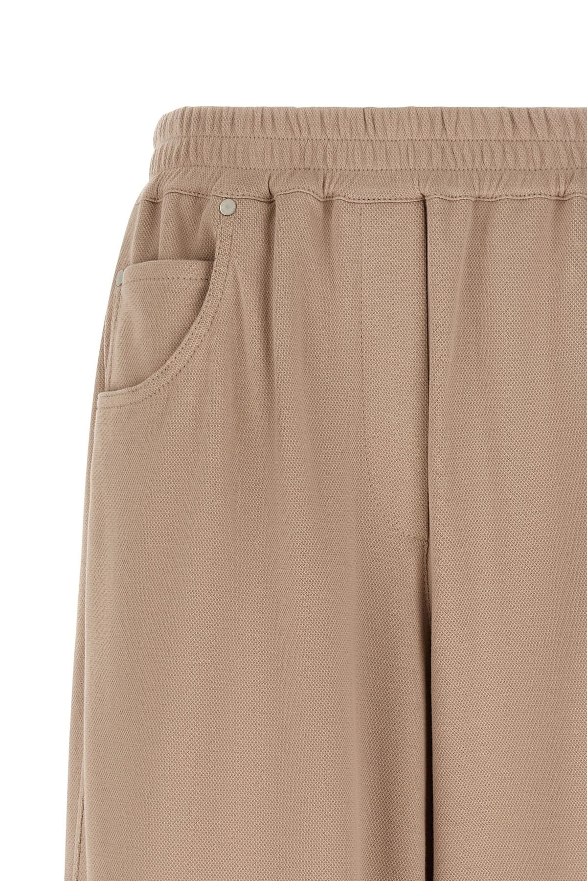 Brunello Cucinelli Brunello Cucinelli Brown Piqué Cotton Shorts