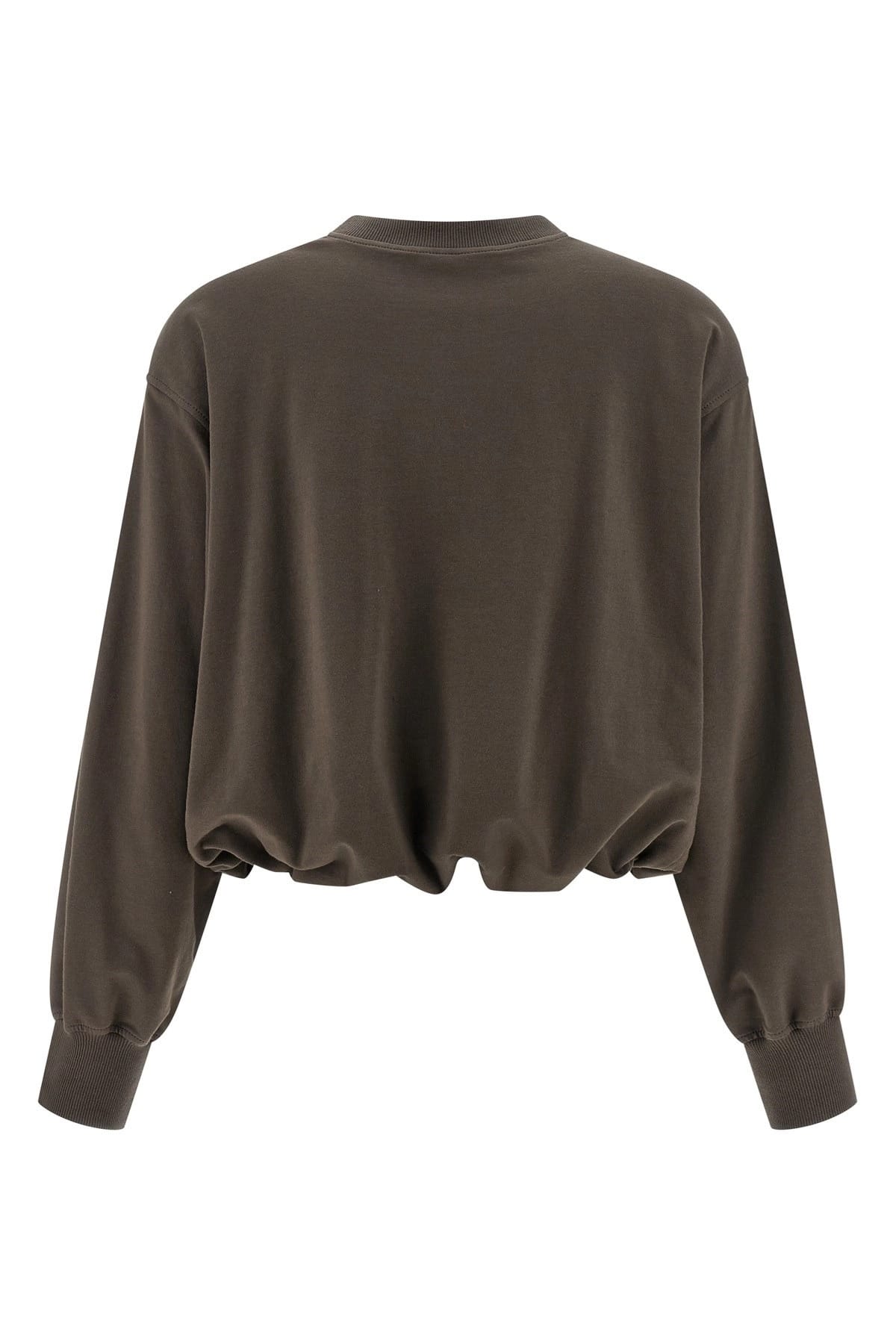 Brunello Cucinelli Brown Tech Cotton Sweatshirt - alternate view