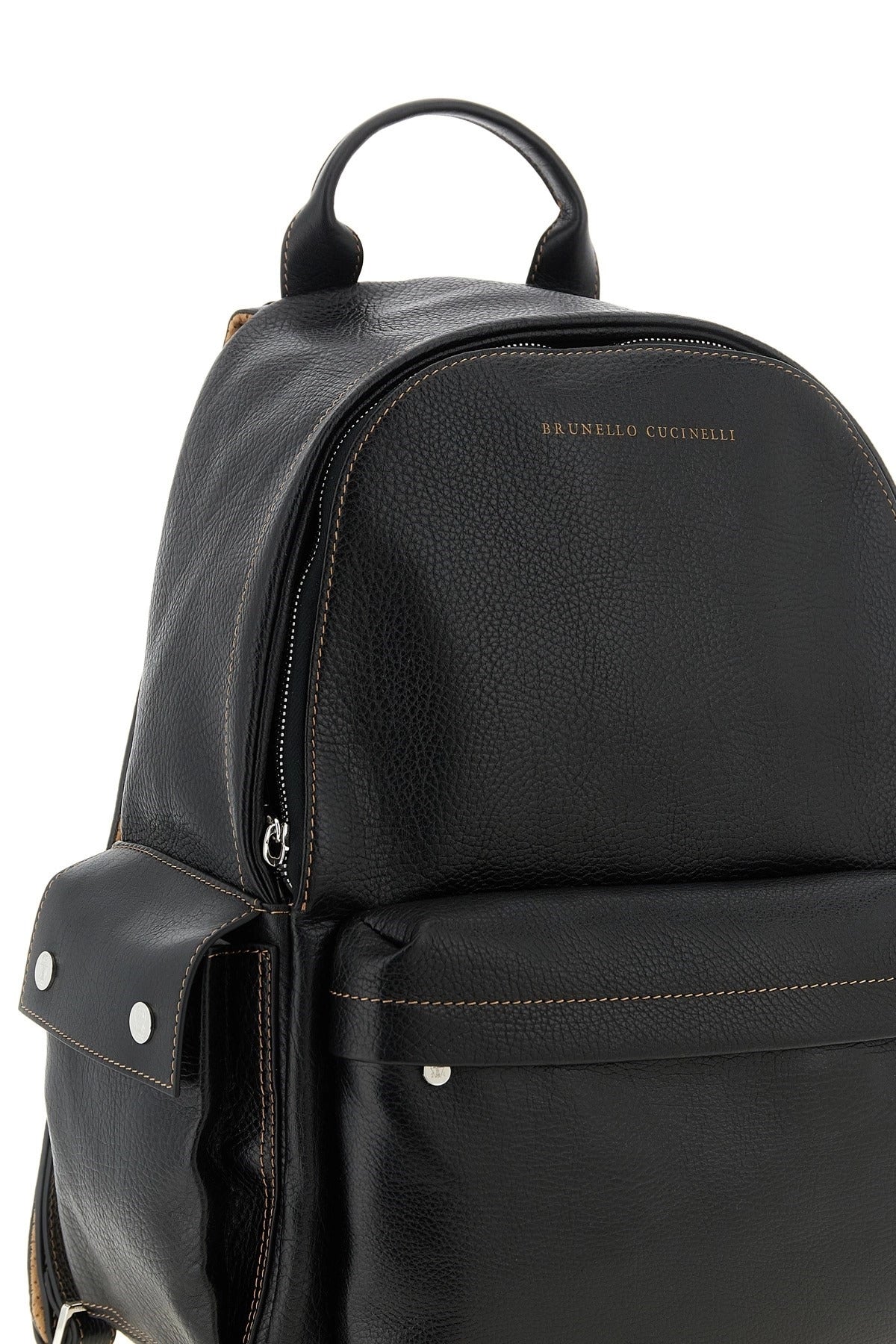 Brunello Cucinelli Calf Leather Travel Backpack