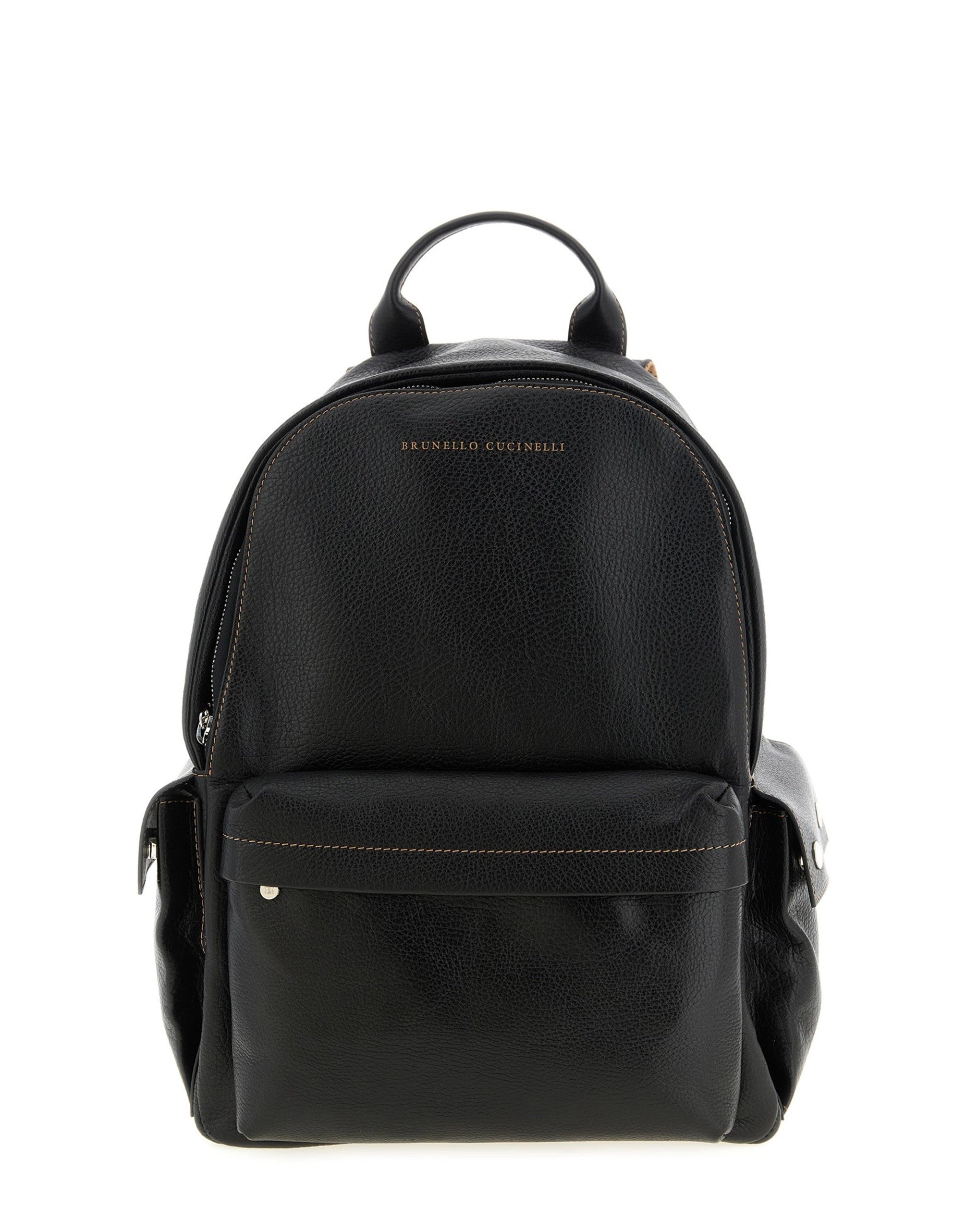 Brunello Cucinelli Calf Leather Travel Backpack