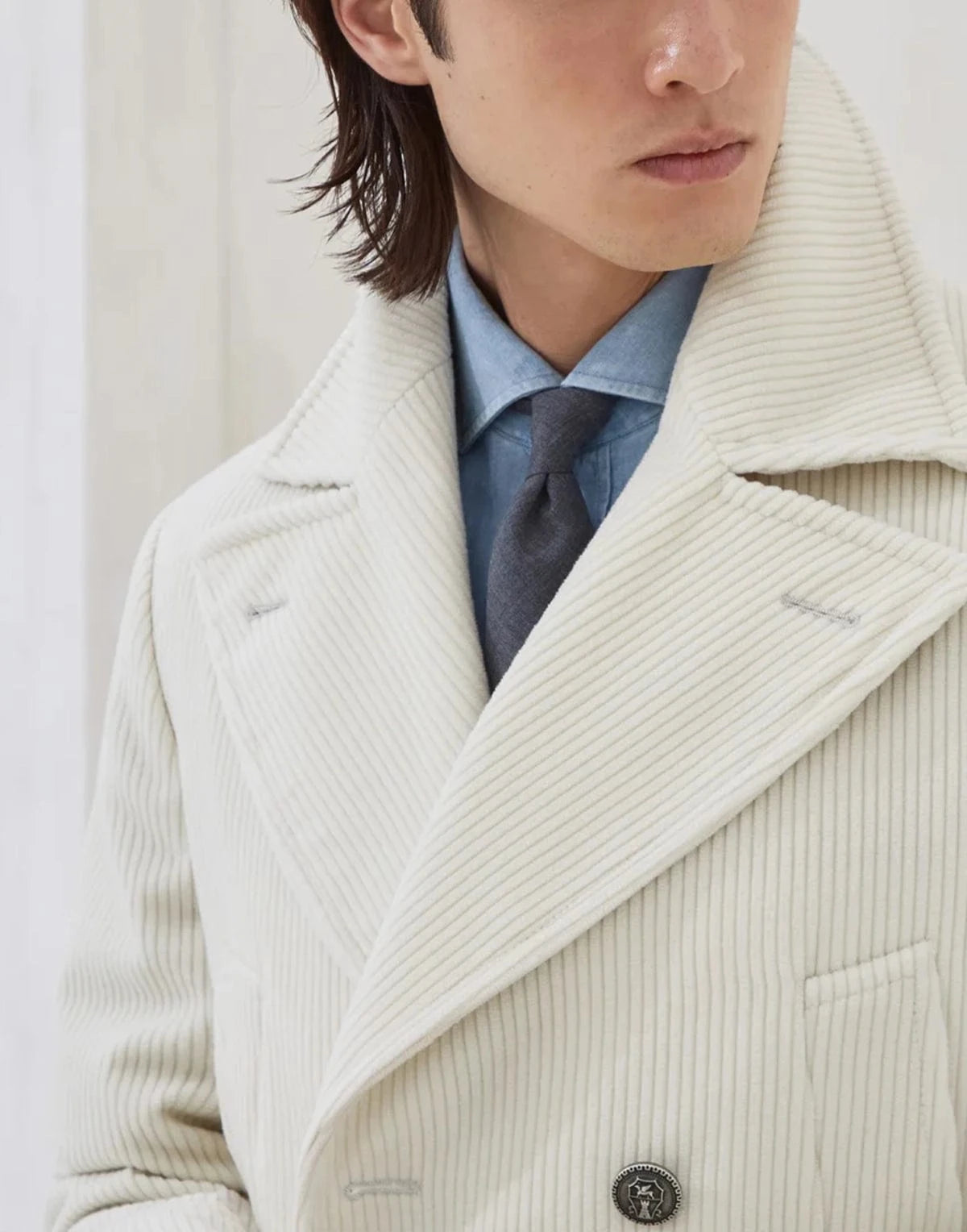 Brunello Cucinelli カシミヤコーデュロイコート | Sendegaro US