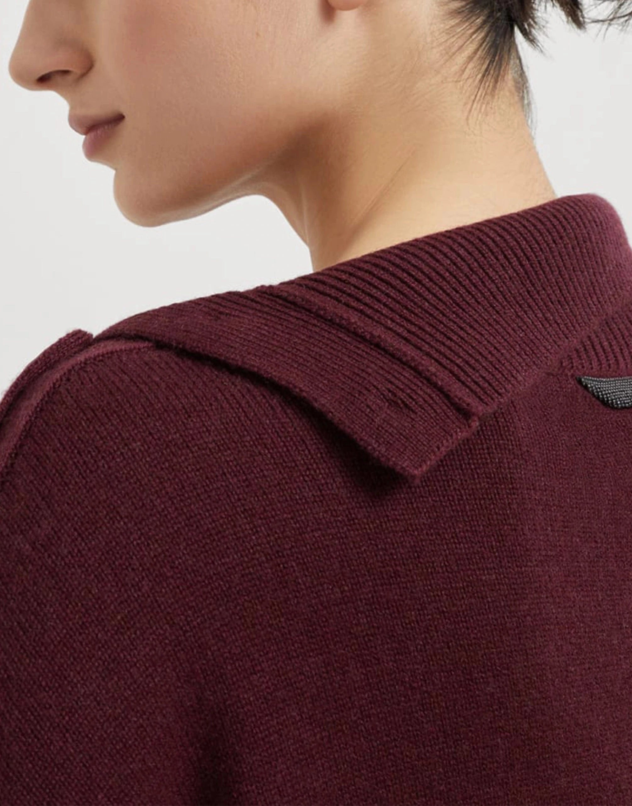 Brunello Cucinelli Cashmere Cropped Turtleneck Sweater