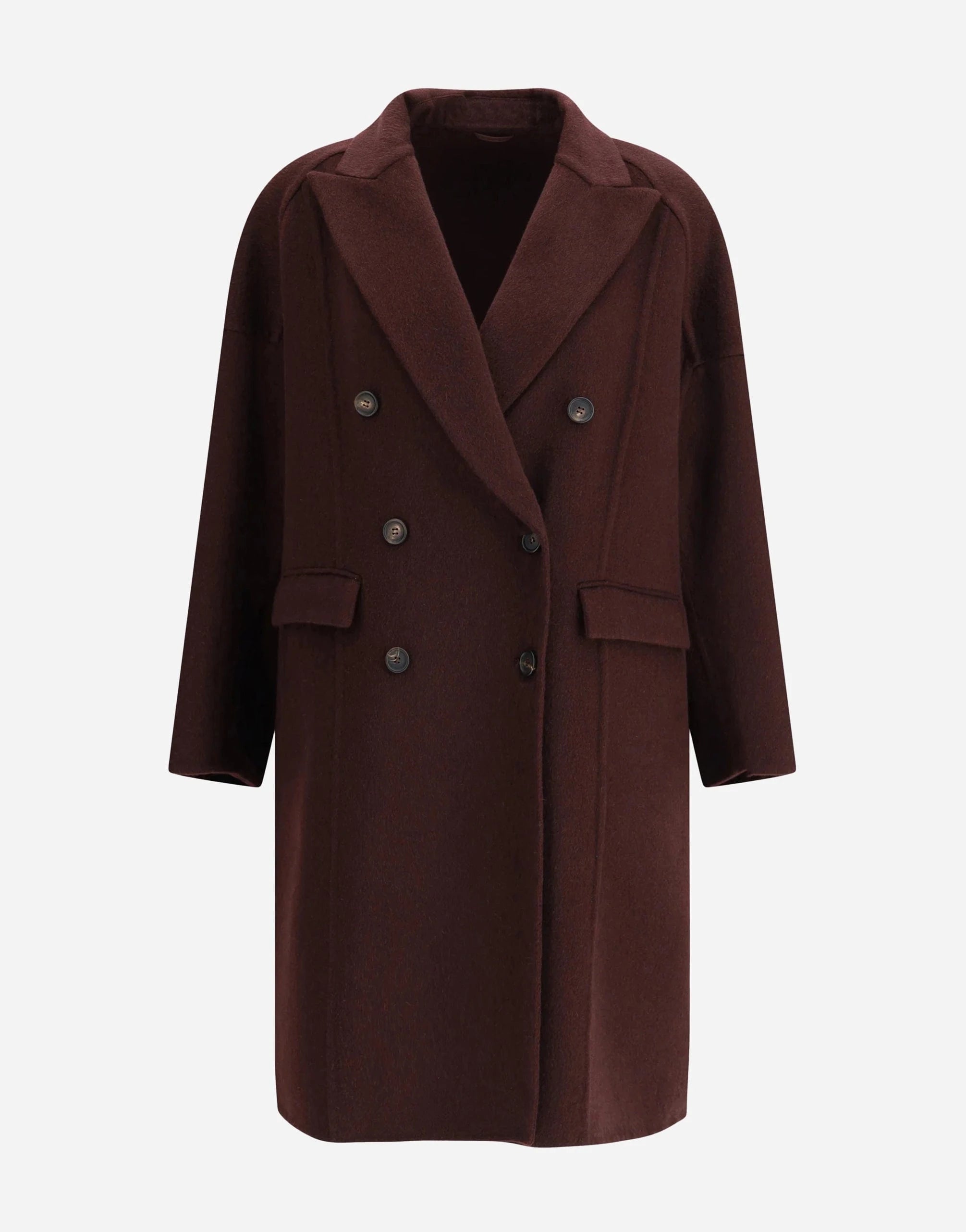 Brunello Cucinelli Cashmere Double-Breasted Coat