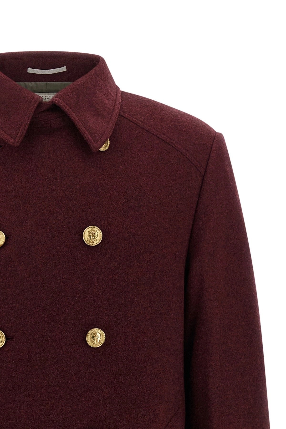 Brunello Cucinelli Cashmere Double-Breasted Coat