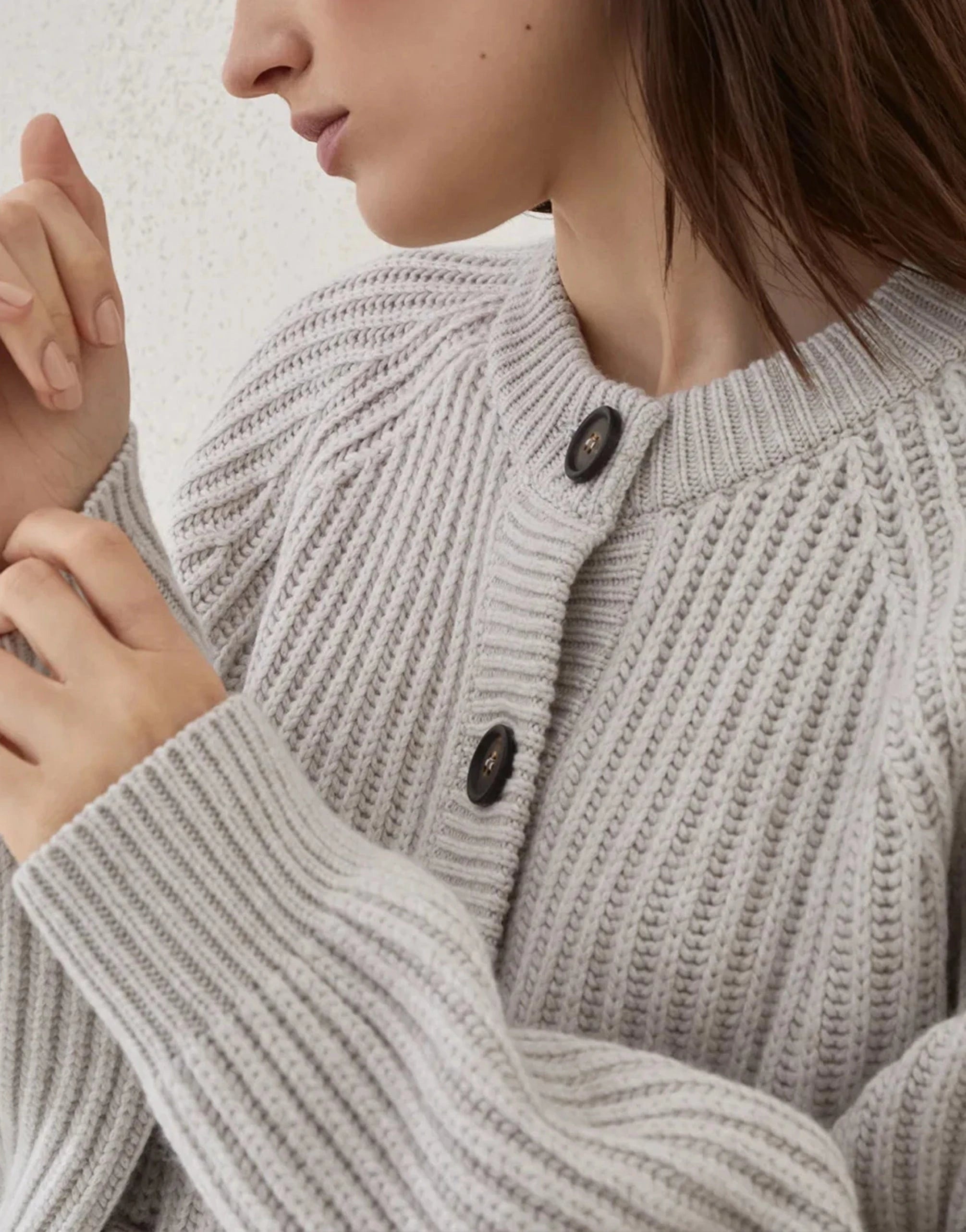 Brunello Cucinelli Cashmere English Rib Cardigan