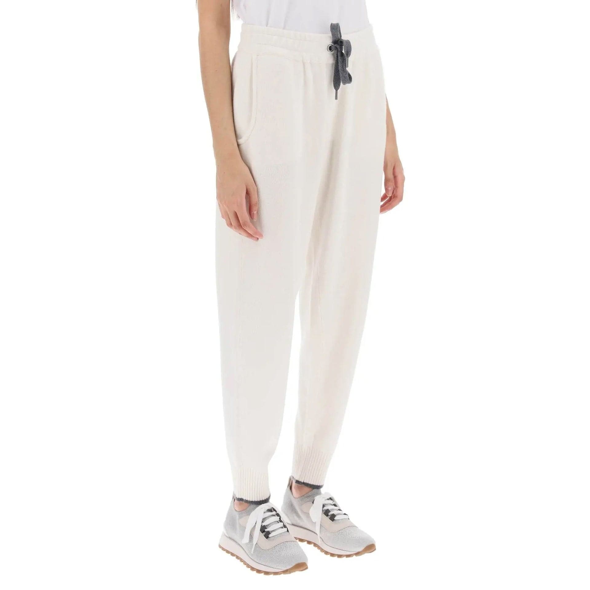 Brunello Cucinelli Cashmere Jogging Pants With Drawstring