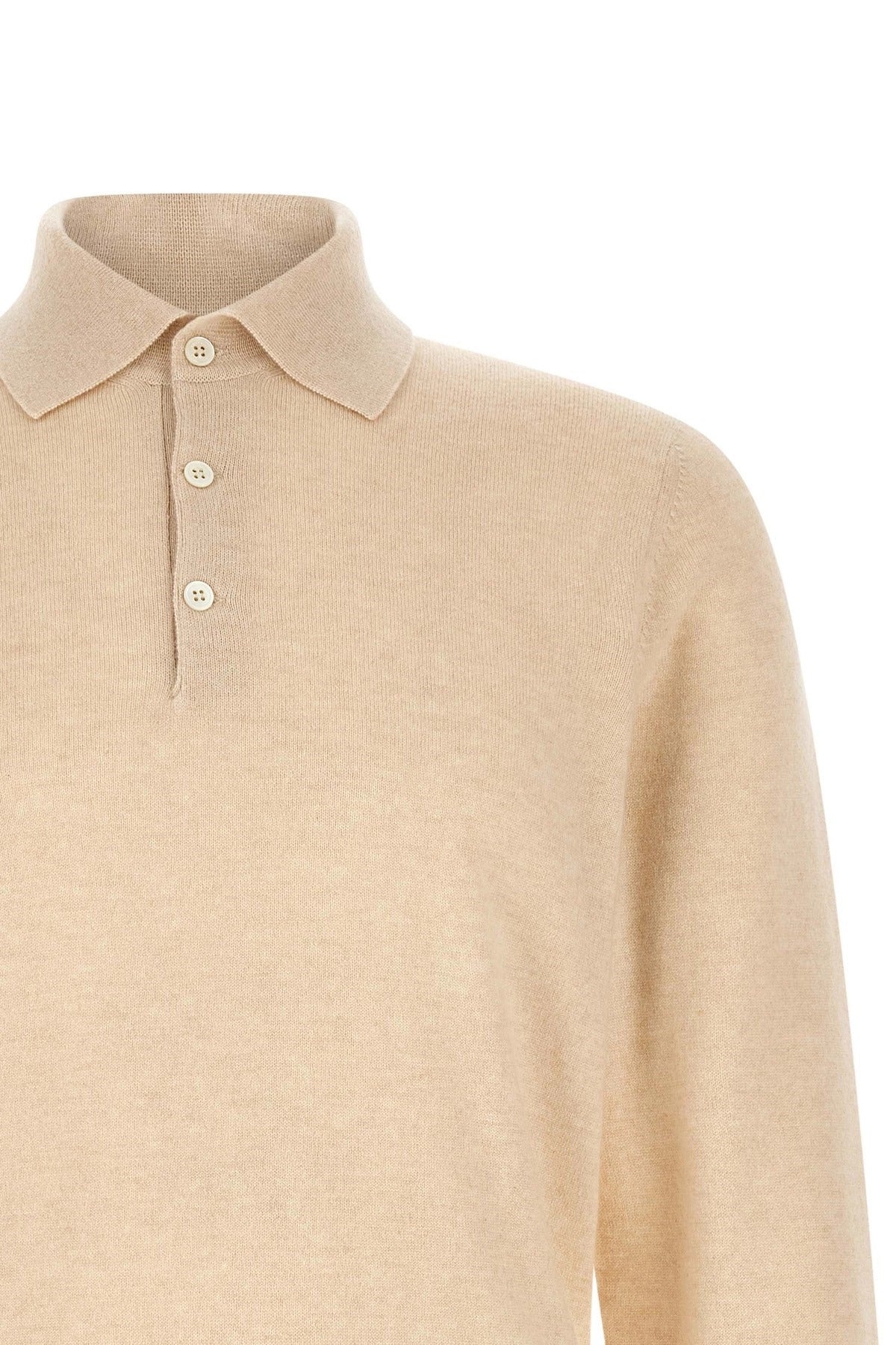 Brunello Cucinelli Cashmere Knit Polo Shirt