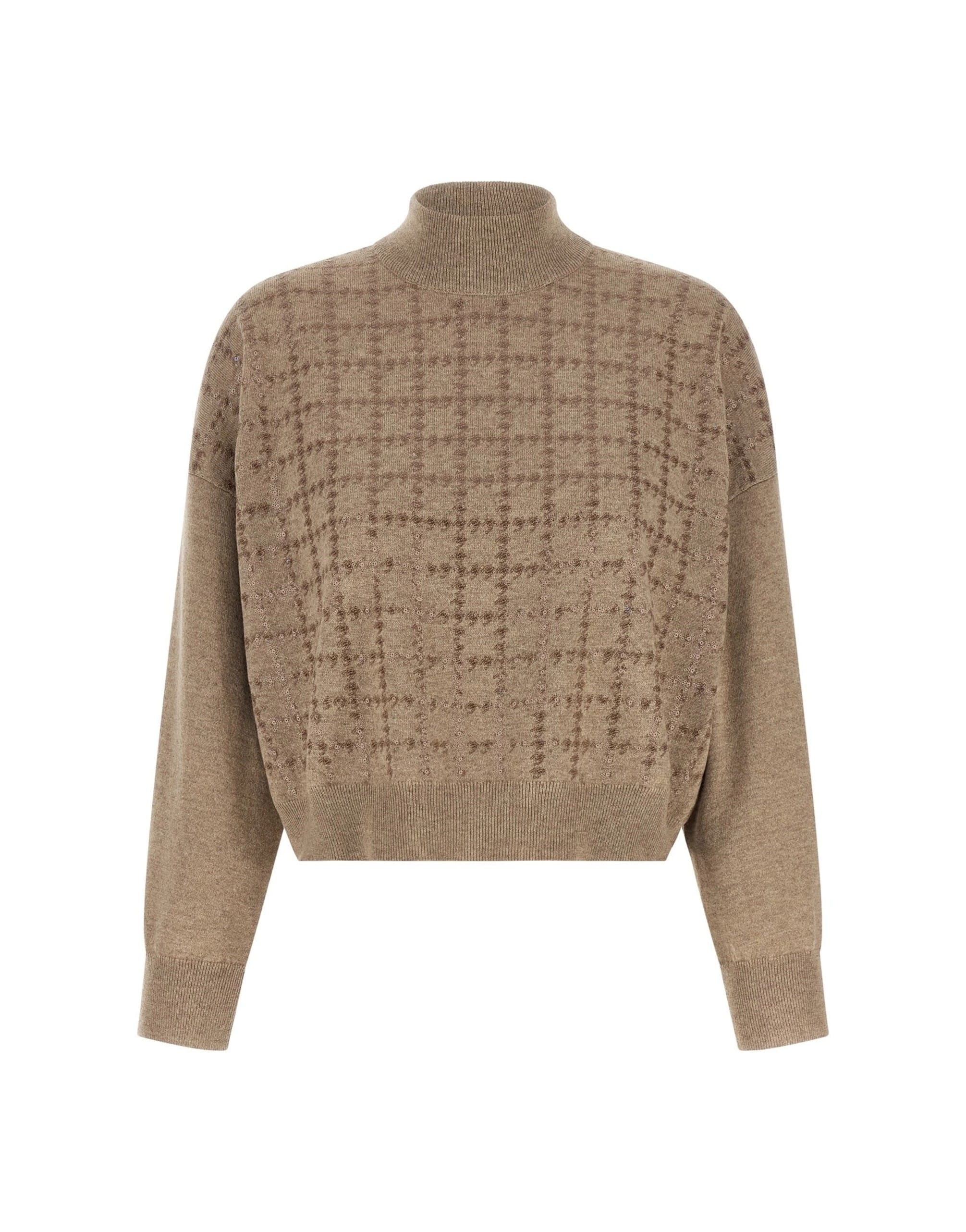 Brunello Cucinelli Brunello Cucinelli Cashmere Sequin Turtleneck Sweater