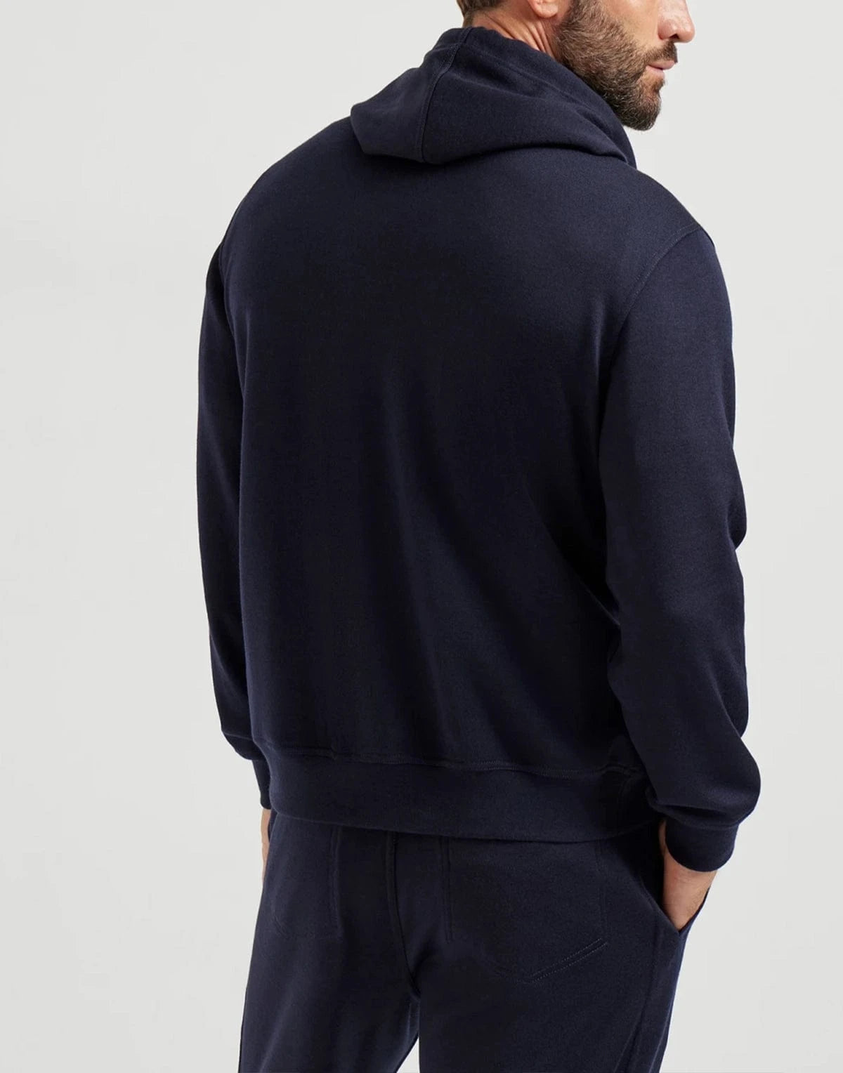 Brunello Cucinelli Cashmere-Silk Blend French Terry Hoodie