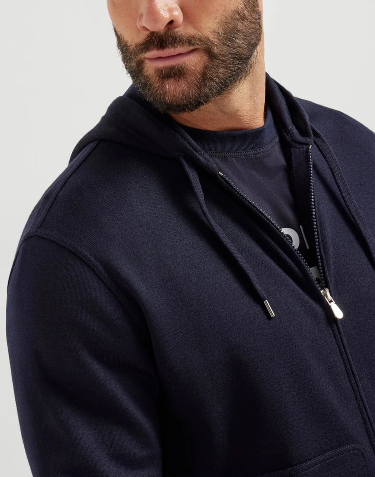 Brunello Cucinelli Cashmere-Silk Blend French Terry Hoodie