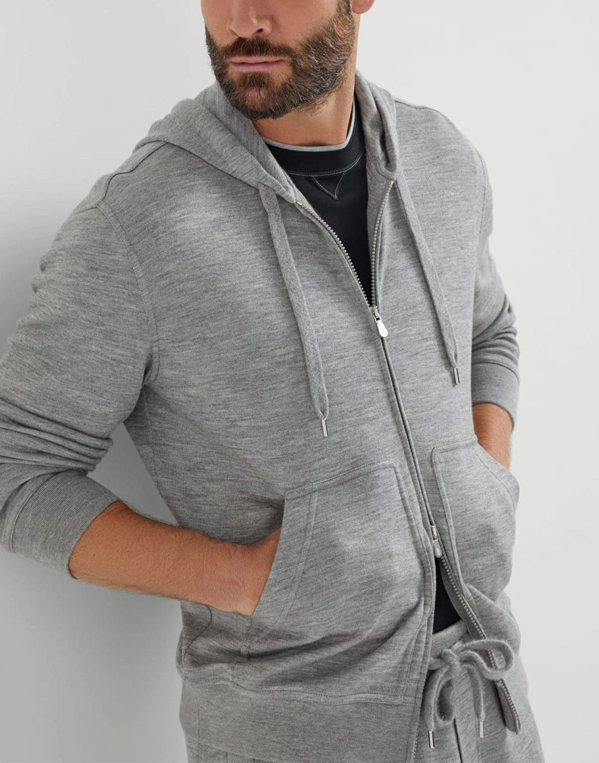 Brunello Cucinelli Moletom de Mistura de Cashmere e Seda