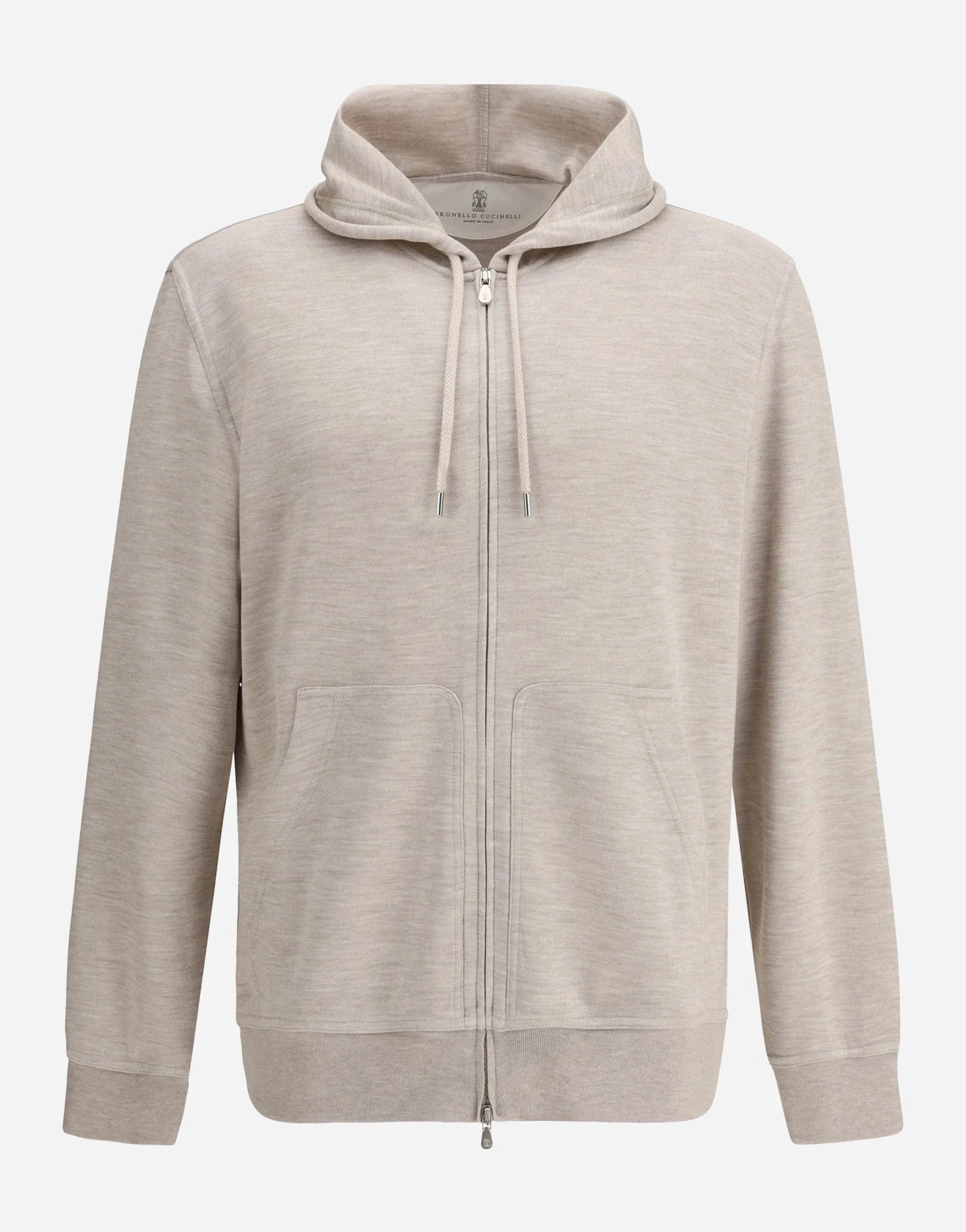 Brunello Cucinelli Cashmere-Silk French Terry Hoodie