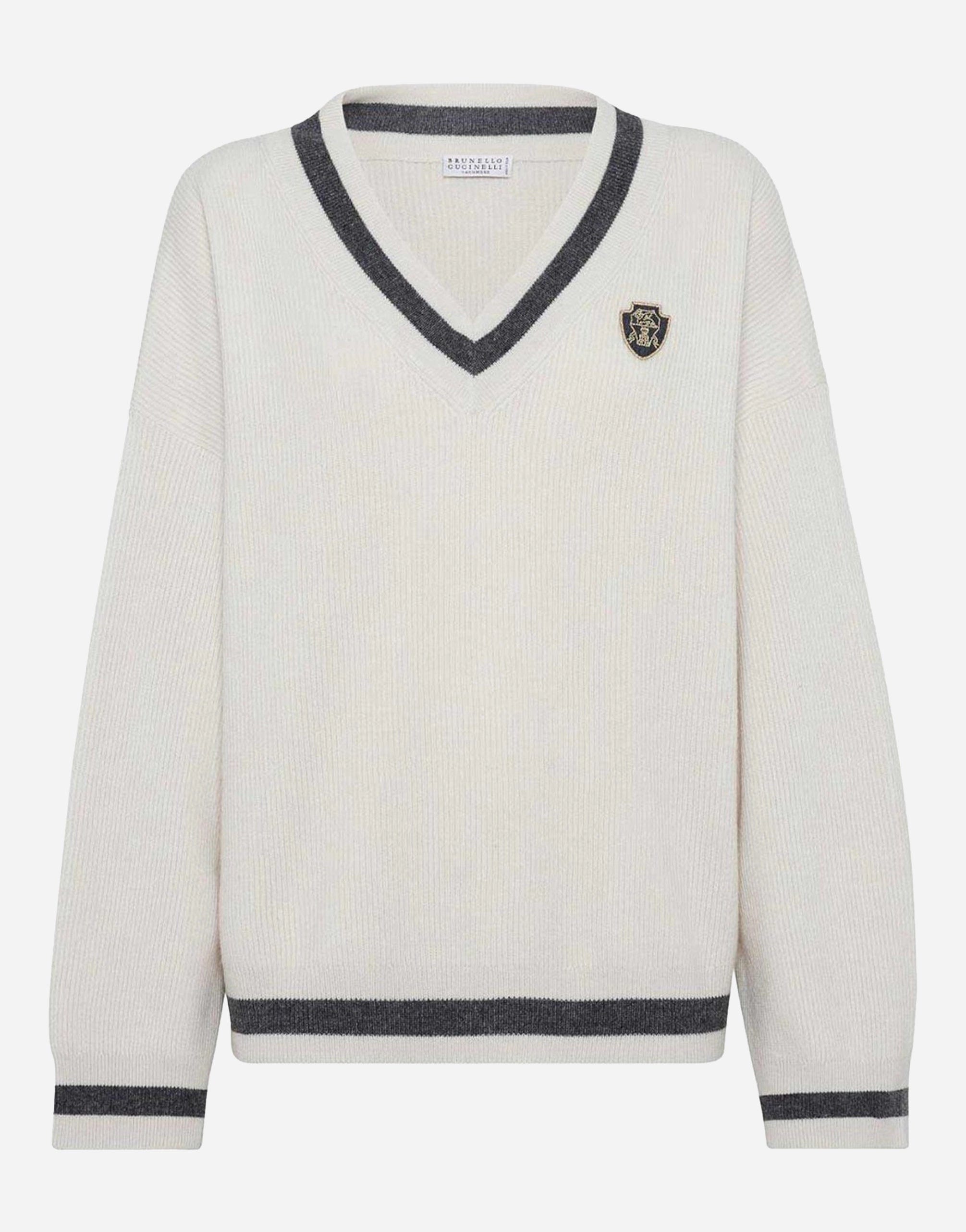 Brunello Cucinelli Cashmere V-Necked Sweater