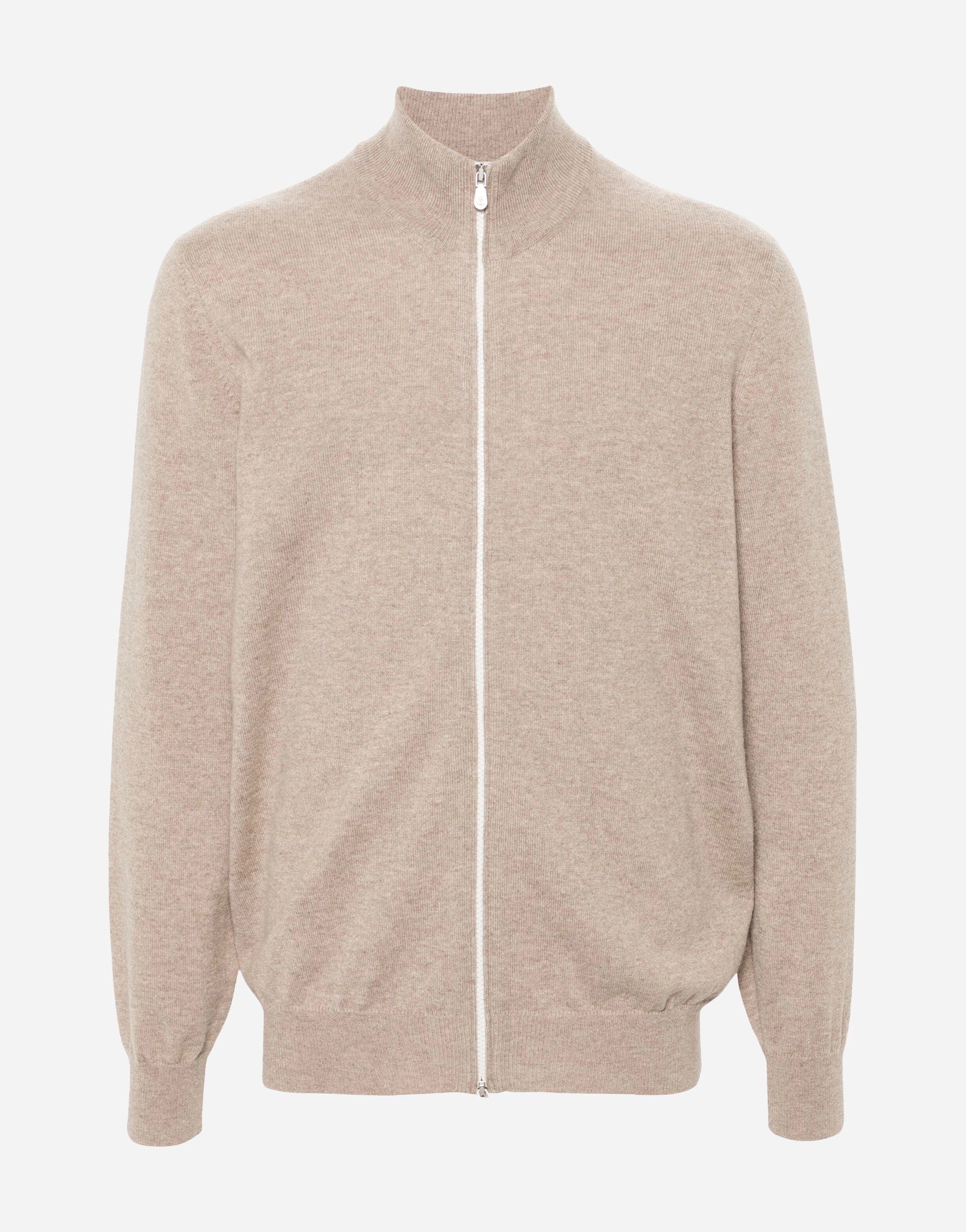 Brunello Cucinelli Cashmere Zip-Up Sweater