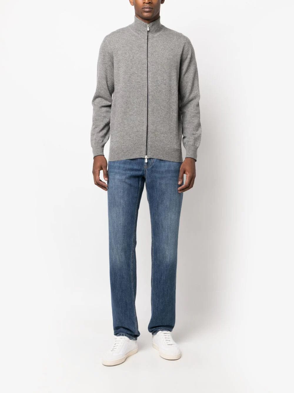 Brunello Cucinelli Cashmere Zipped Cardigan